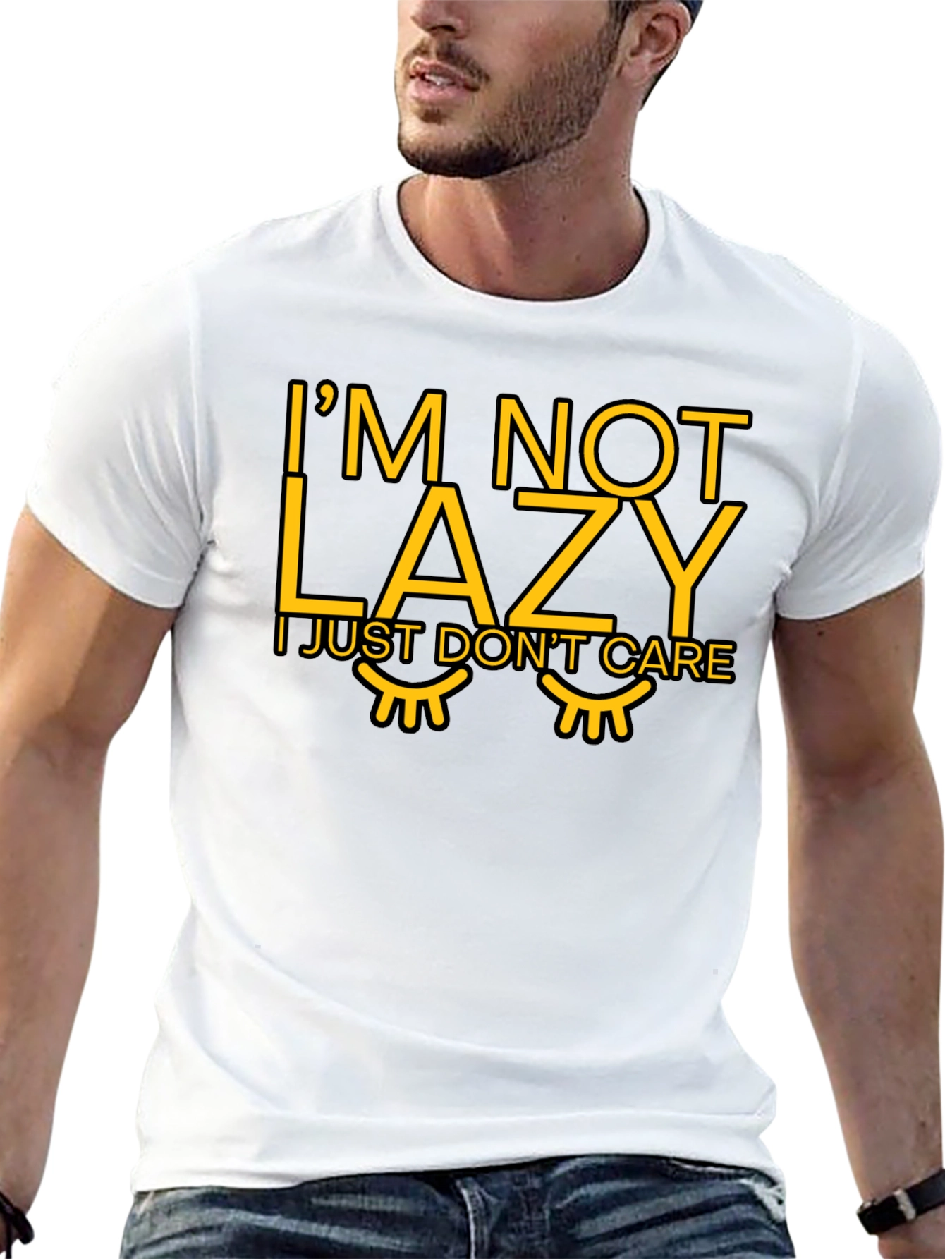 Im Not Lazy Graphic T-Shirt - Funny Casual Tee