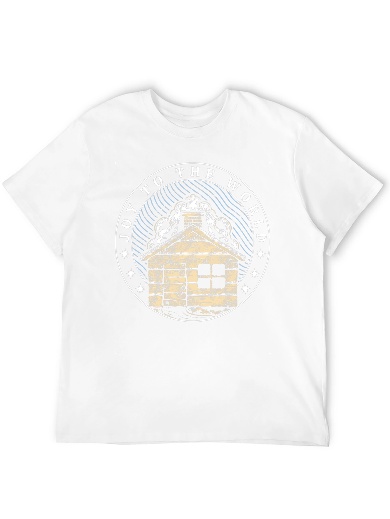 Joy To The World Cabin Graphic T-Shirt