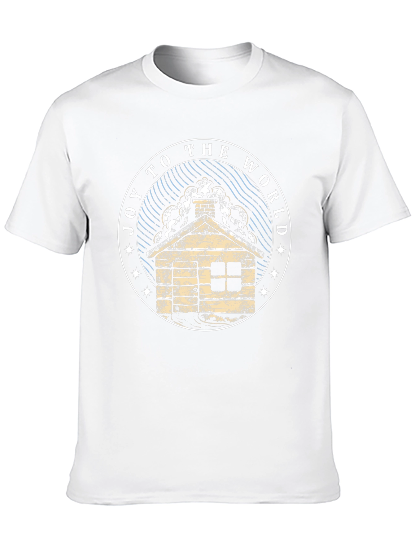 Joy To The World Cabin Graphic T-Shirt