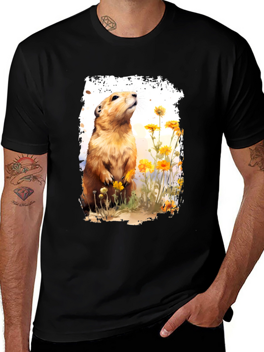 Prairie Dog Graphic T-Shirt - Nature Lover Tee