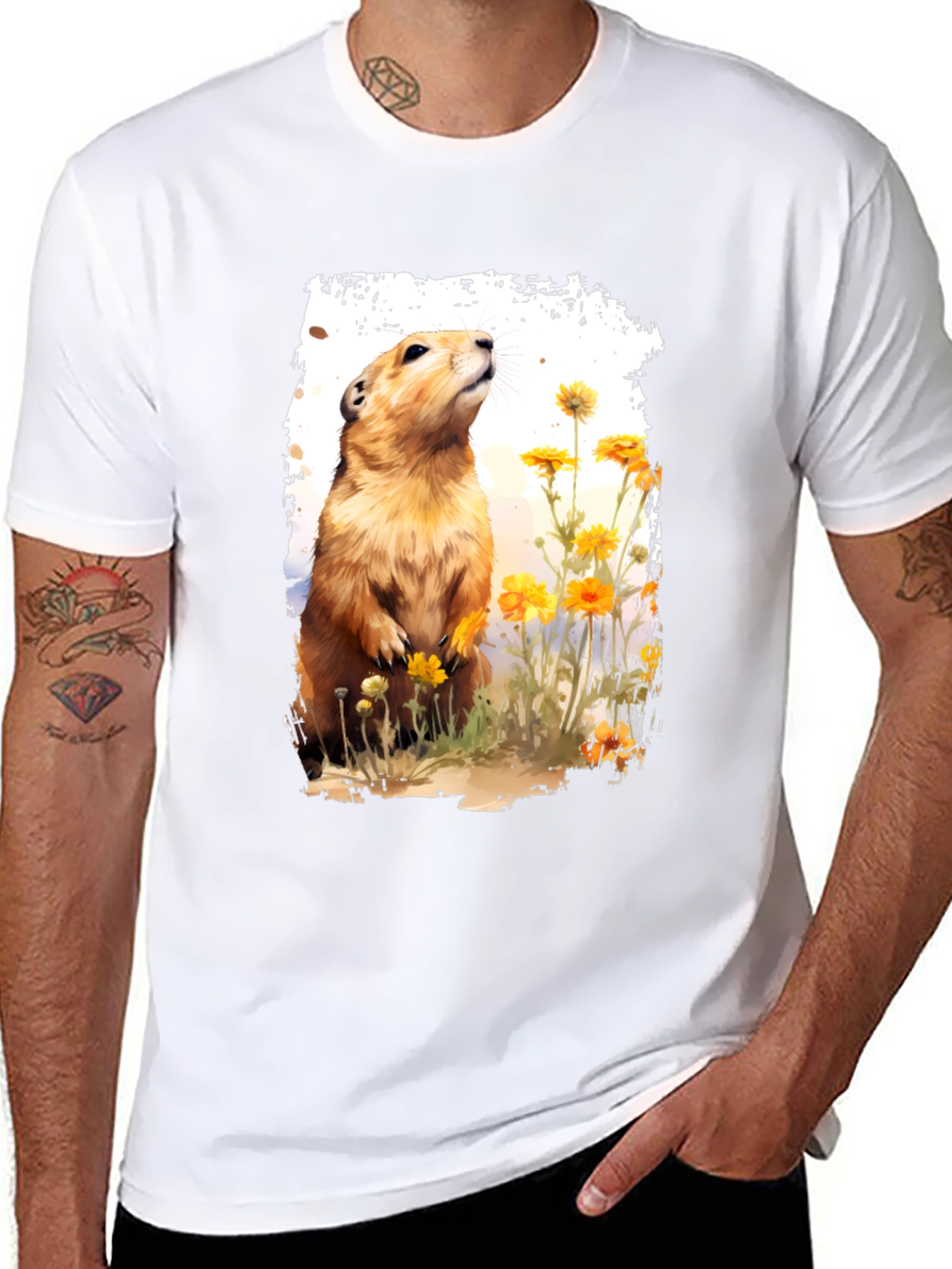 Prairie Dog Graphic T-Shirt - Nature Lover Tee