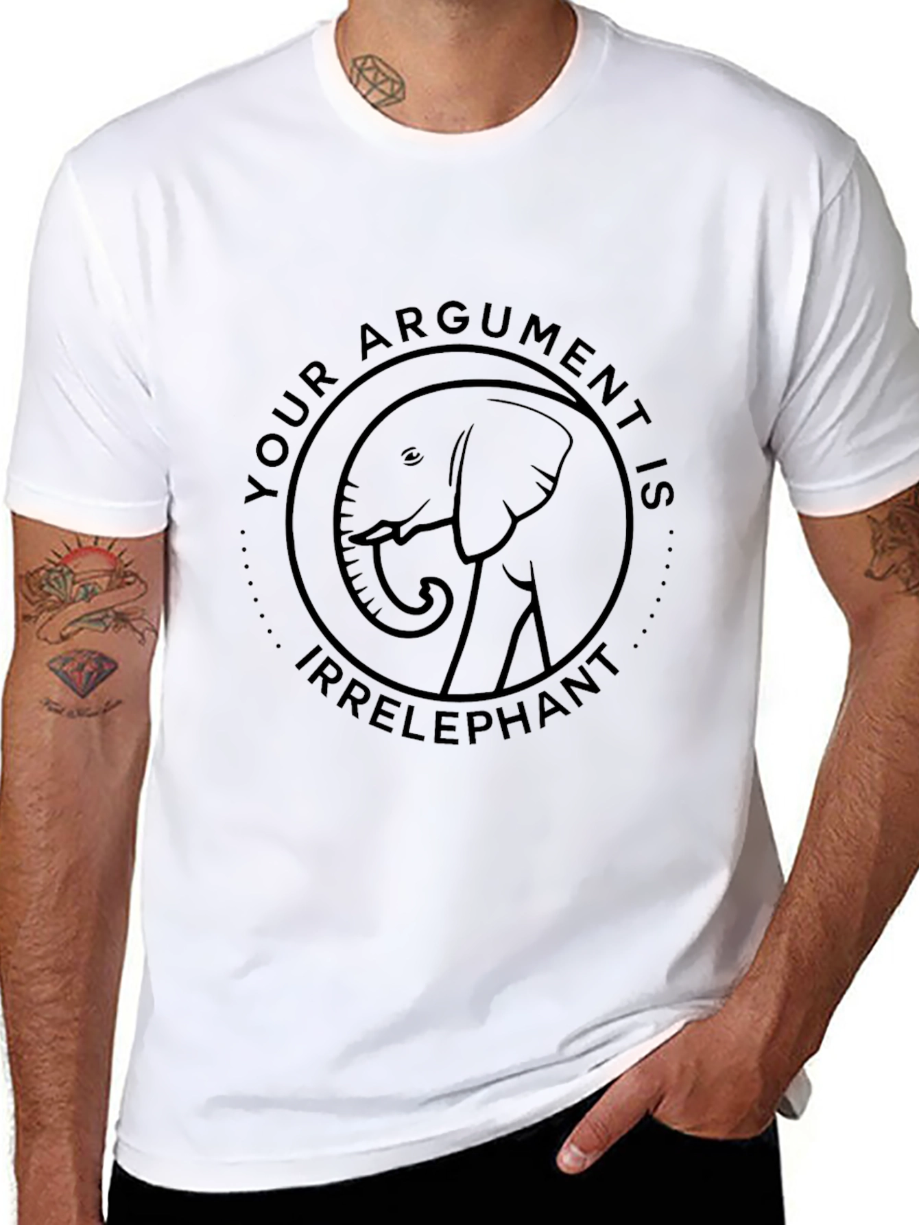 Irrelephant T-Shirt: Funny Argument Tee
