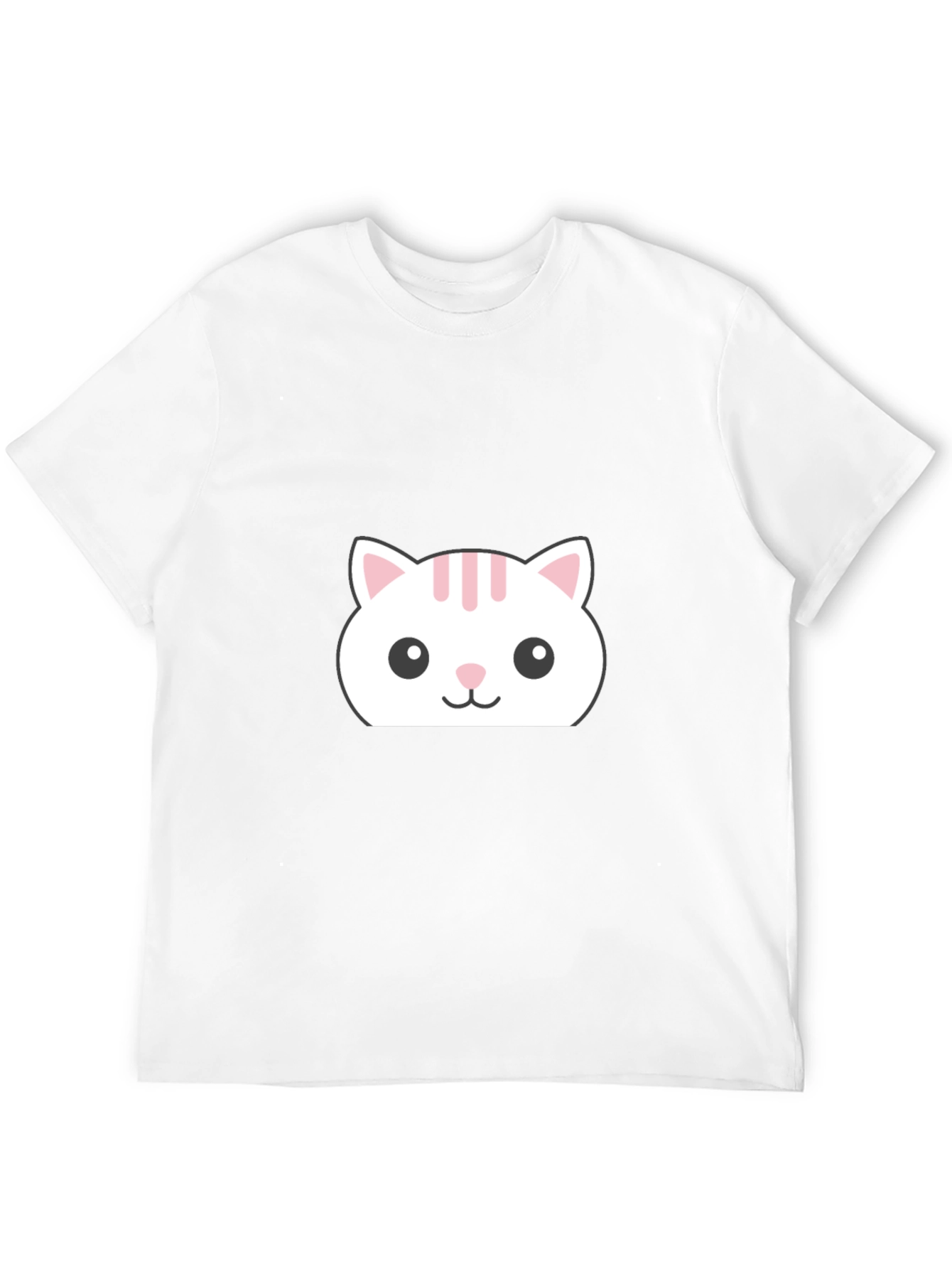 Cute Cat Tee - Black Graphic T-Shirt