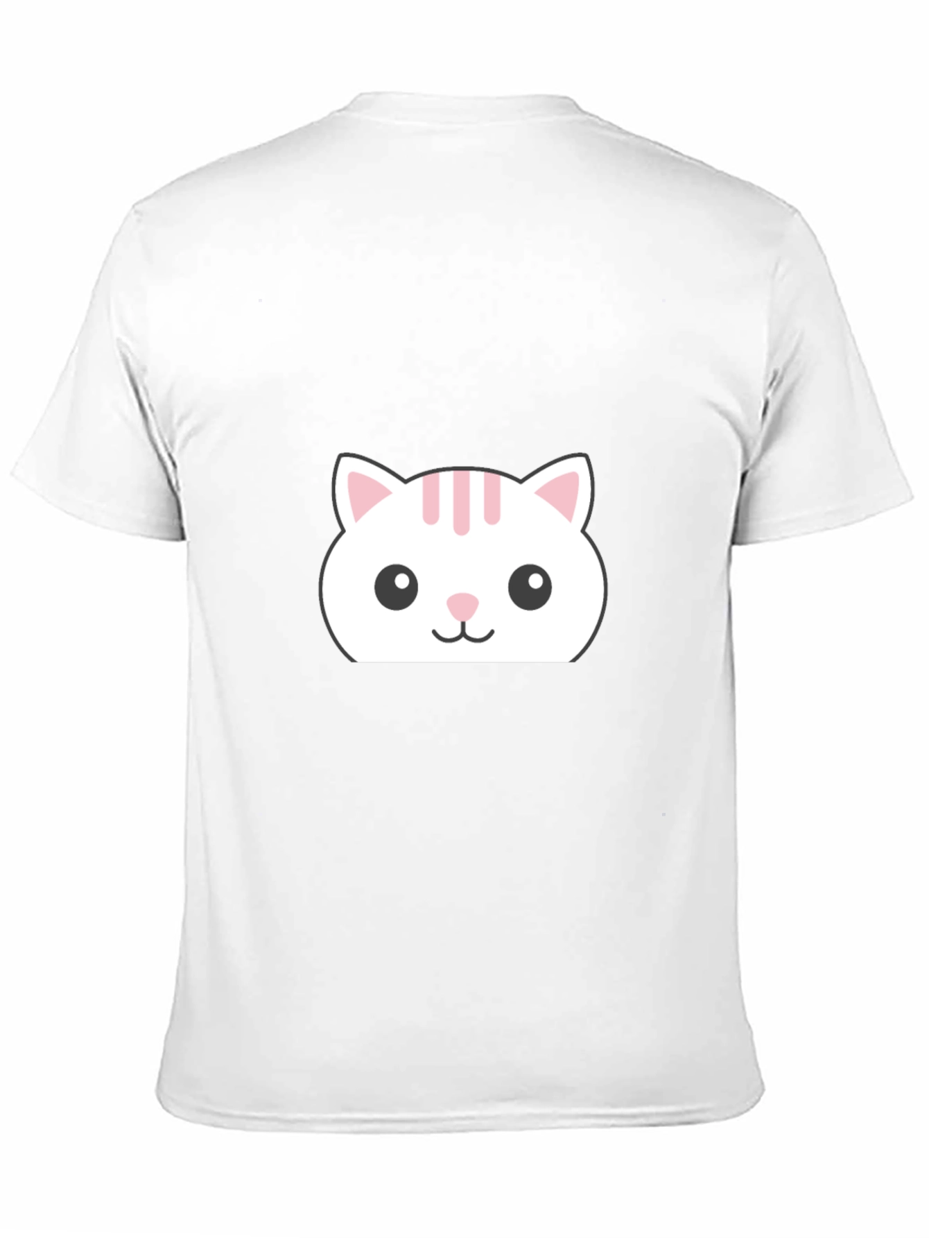 Cute Cat Tee - Black Graphic T-Shirt