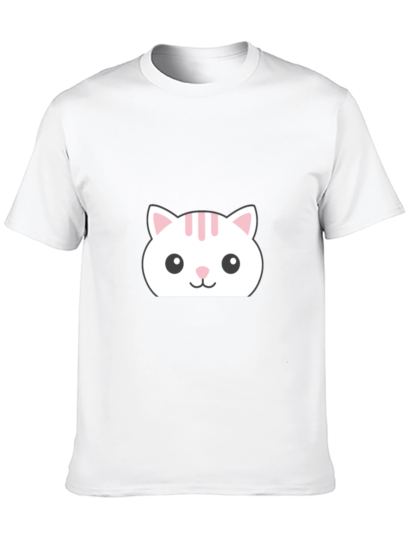 Cute Cat Tee - Black Graphic T-Shirt