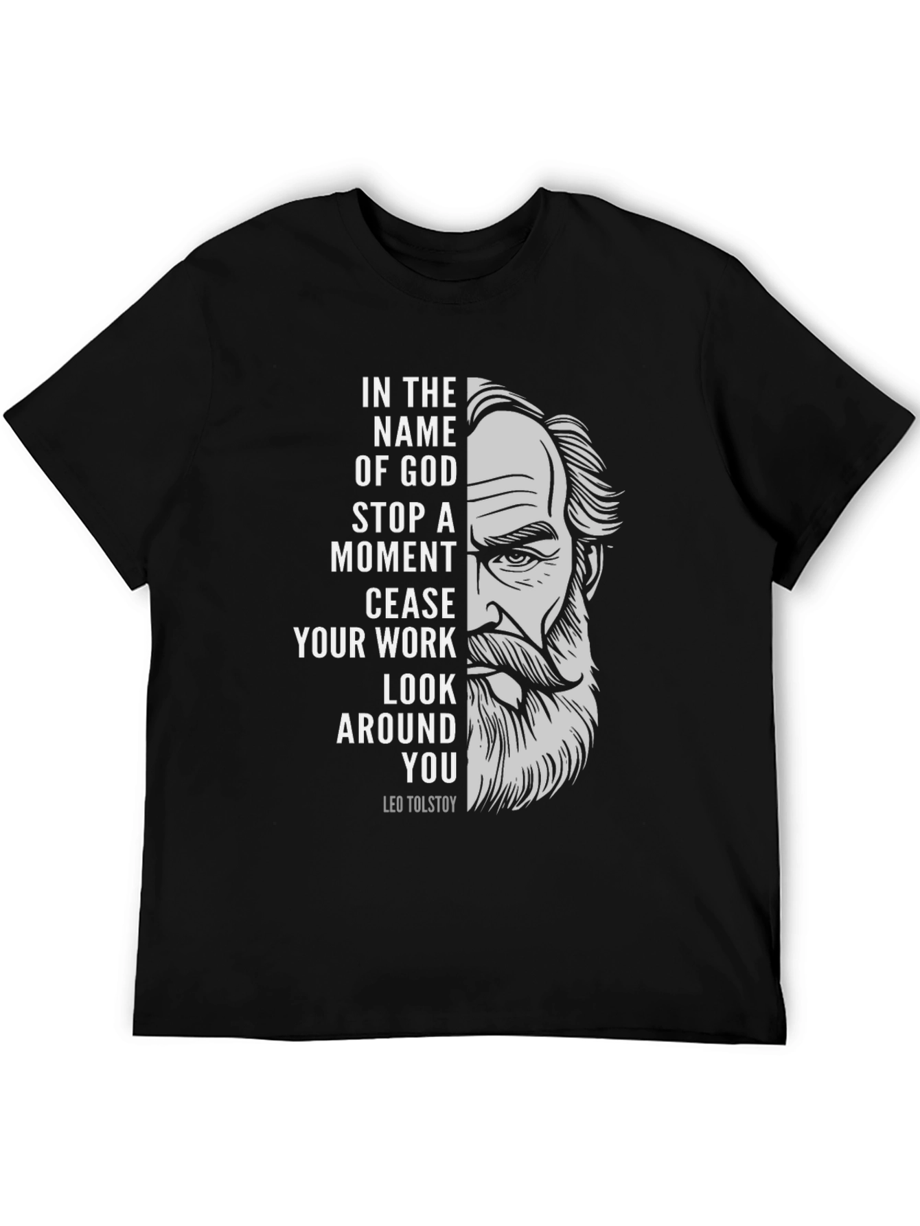 Leo Tolstoy Quote Graphic T-Shirt