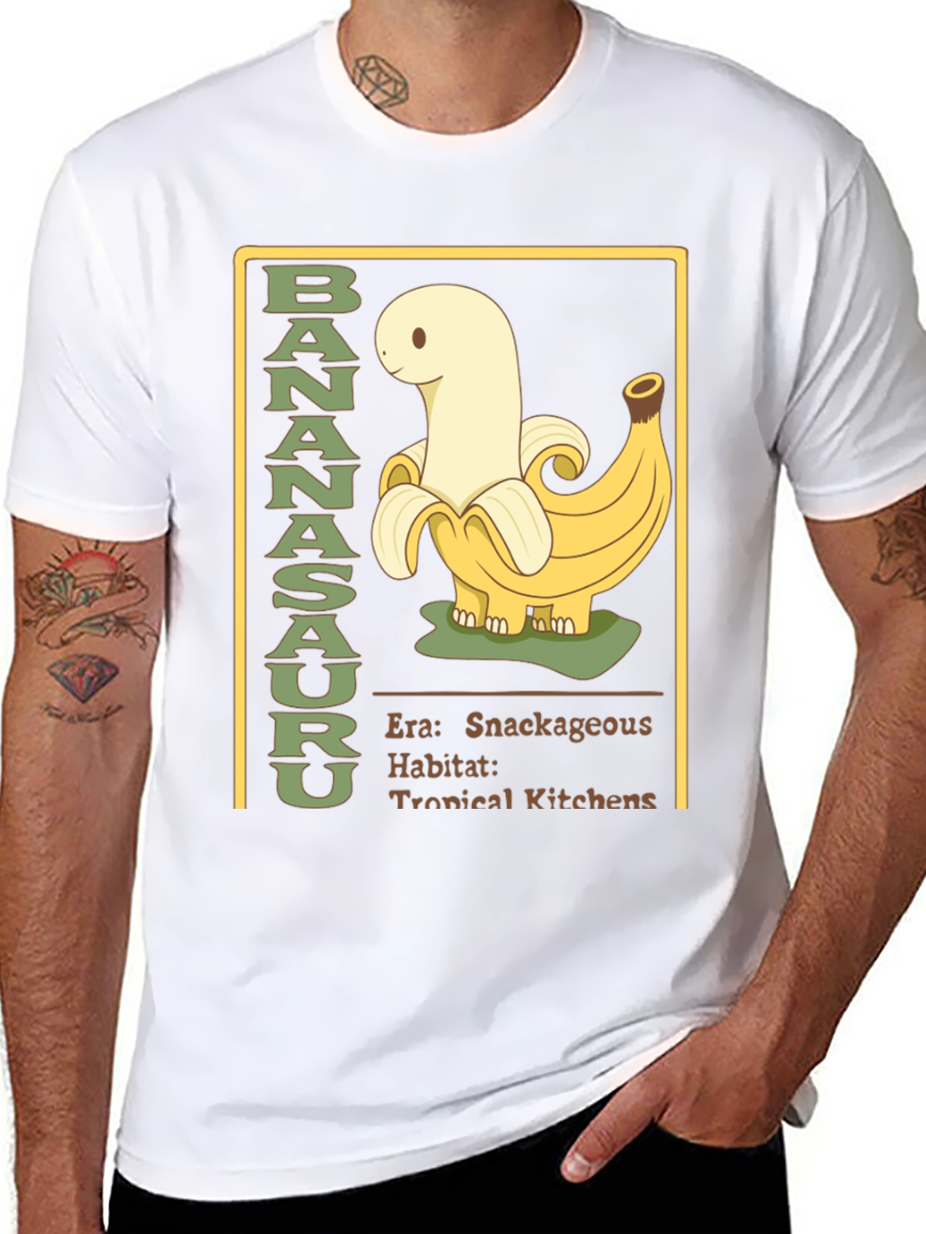 Bananosauru T-Shirt: Snackageous Era Tee