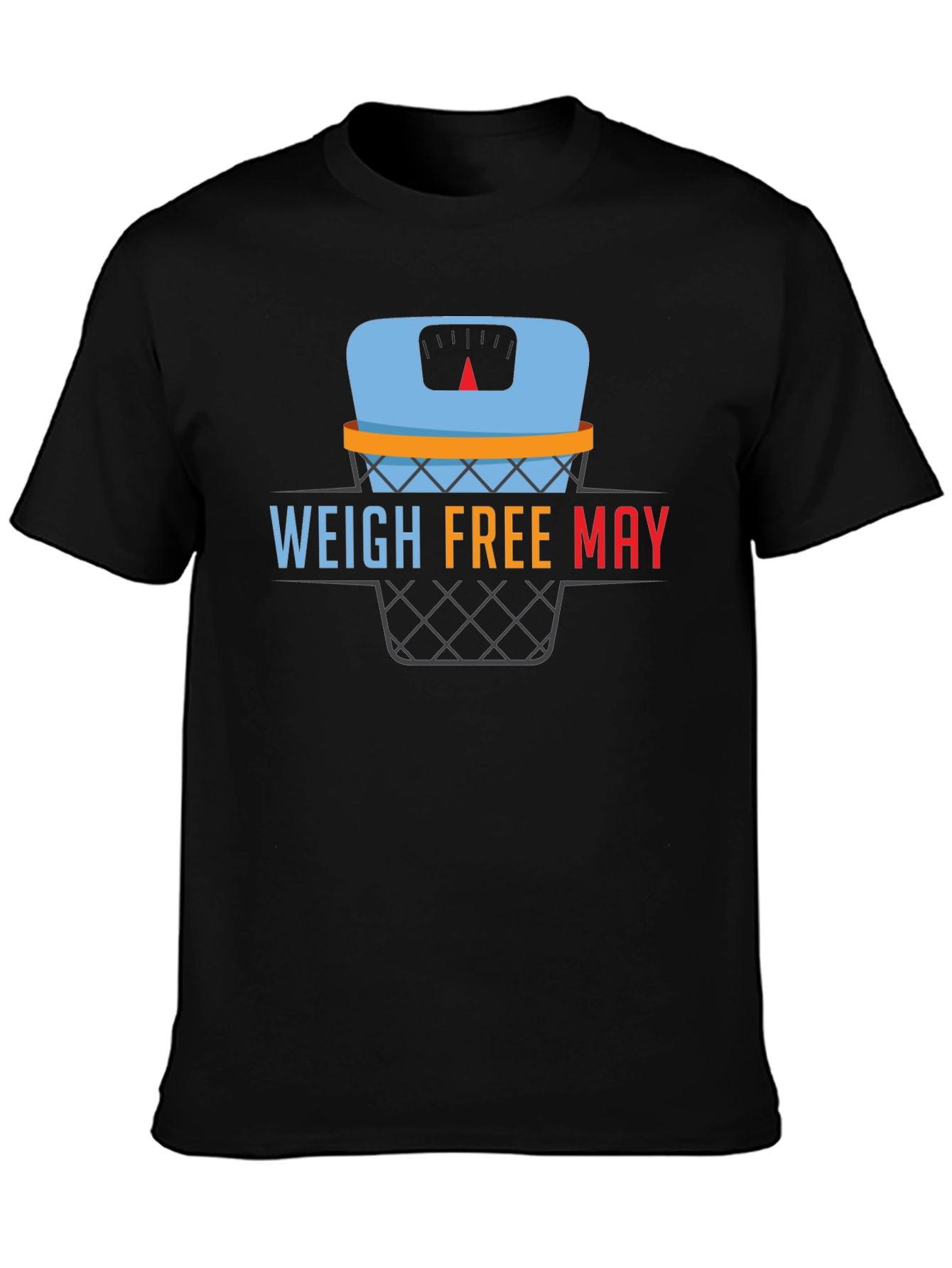 Weigh Free May Graphic Tee - Black T-Shirt