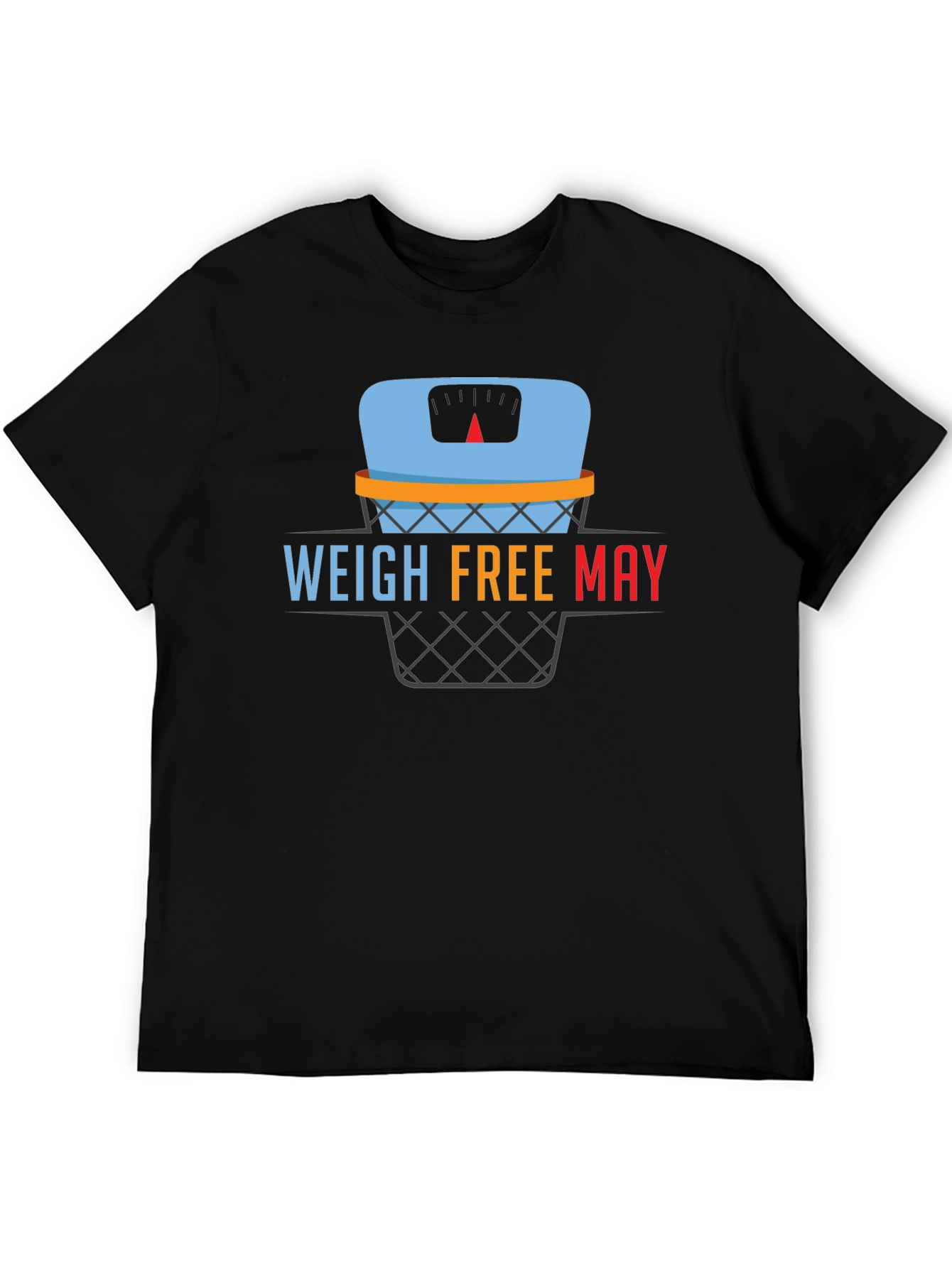Weigh Free May Graphic Tee - Black T-Shirt