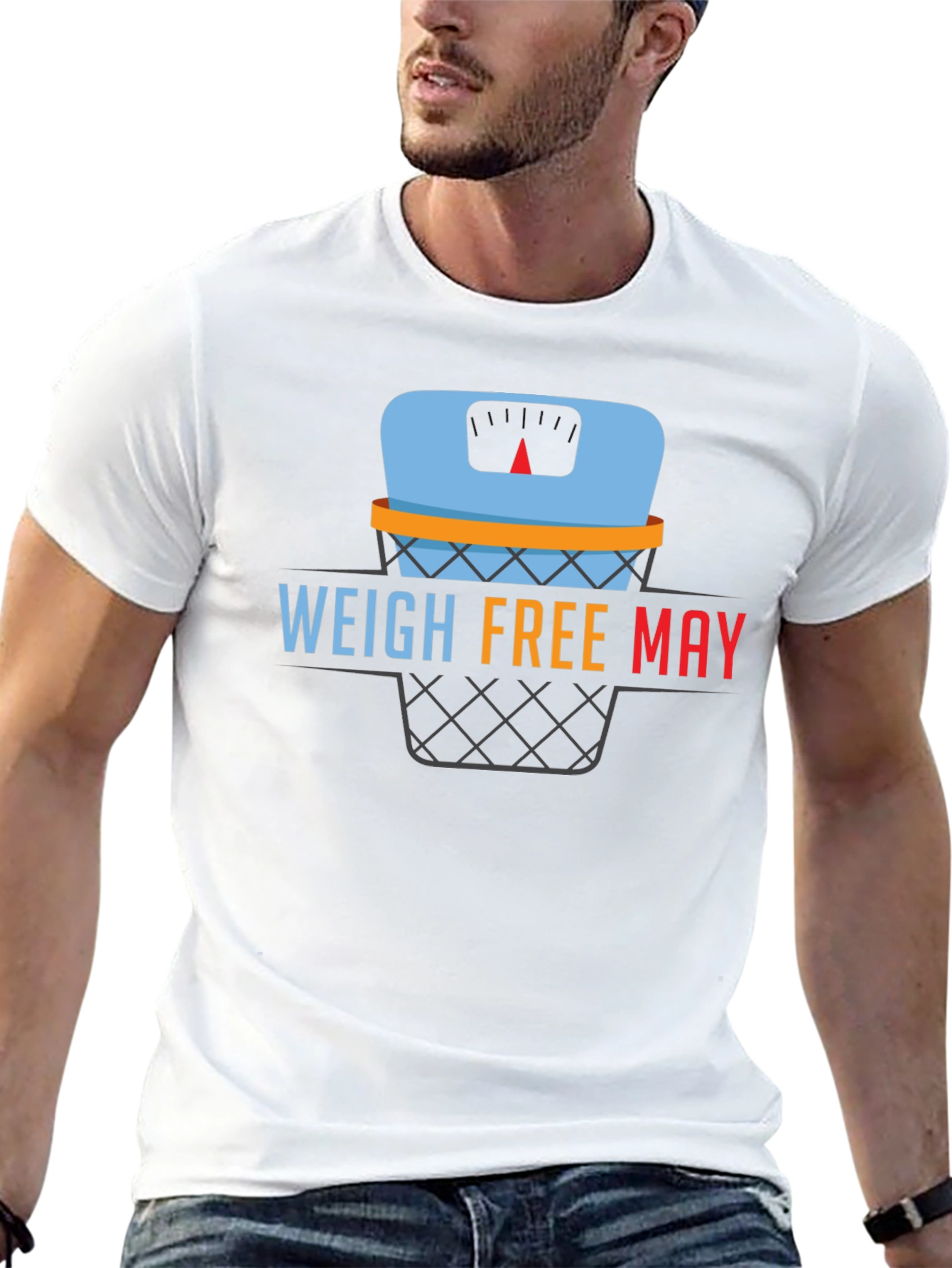 Weigh Free May Graphic Tee - Black T-Shirt