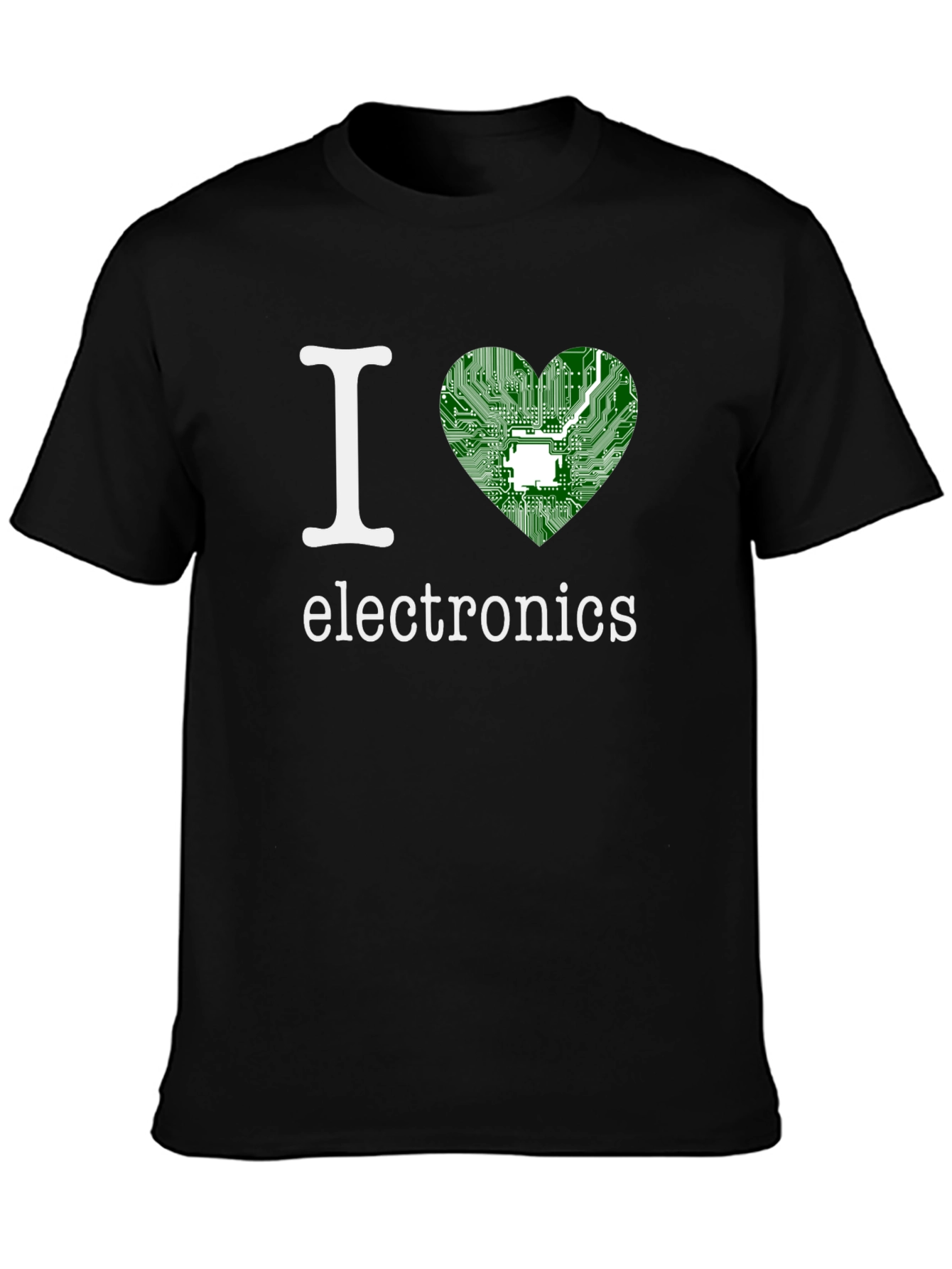 I Heart Electronics T-Shirt - Circuit Board Love