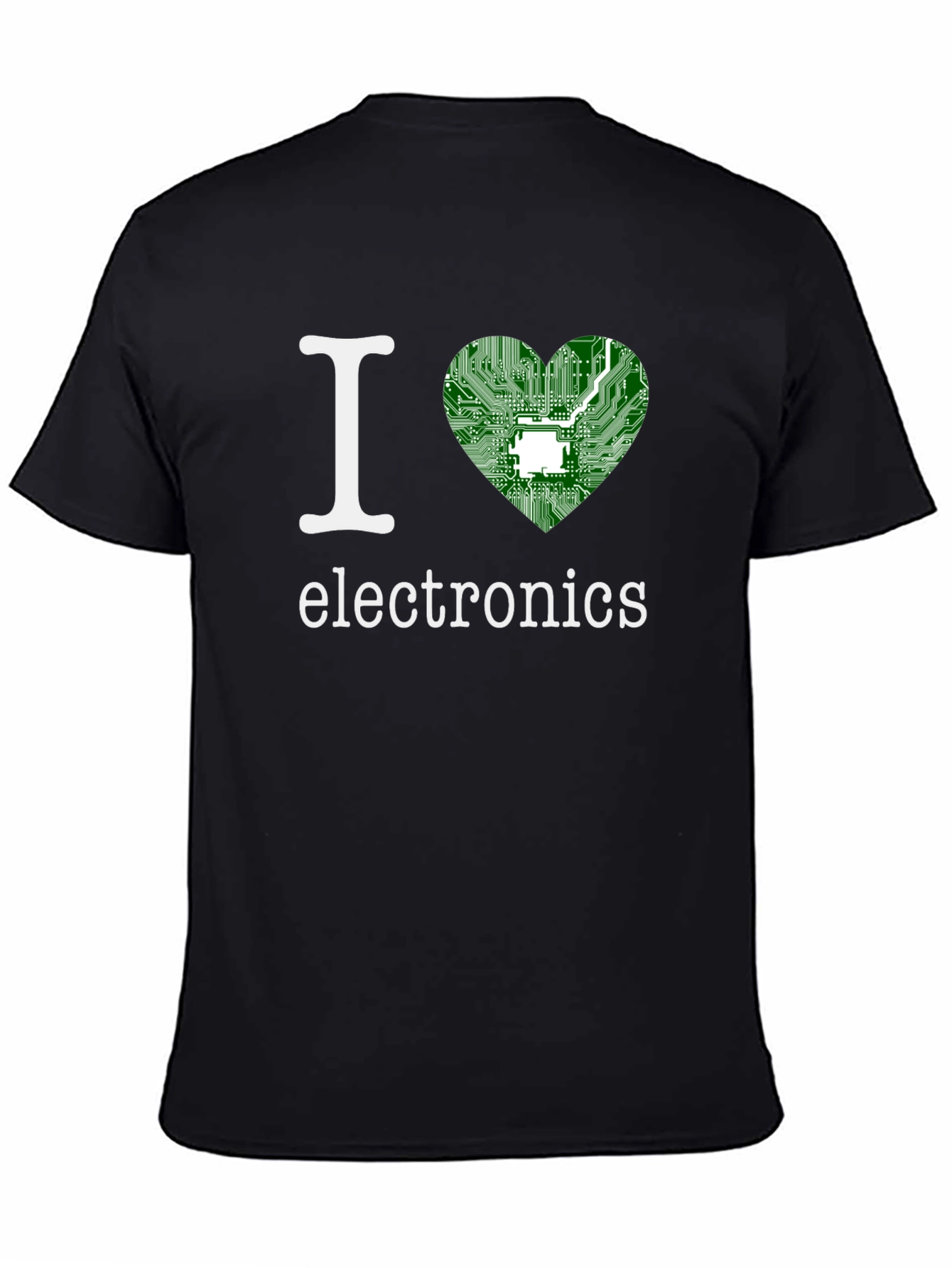 I Heart Electronics T-Shirt - Circuit Board Love