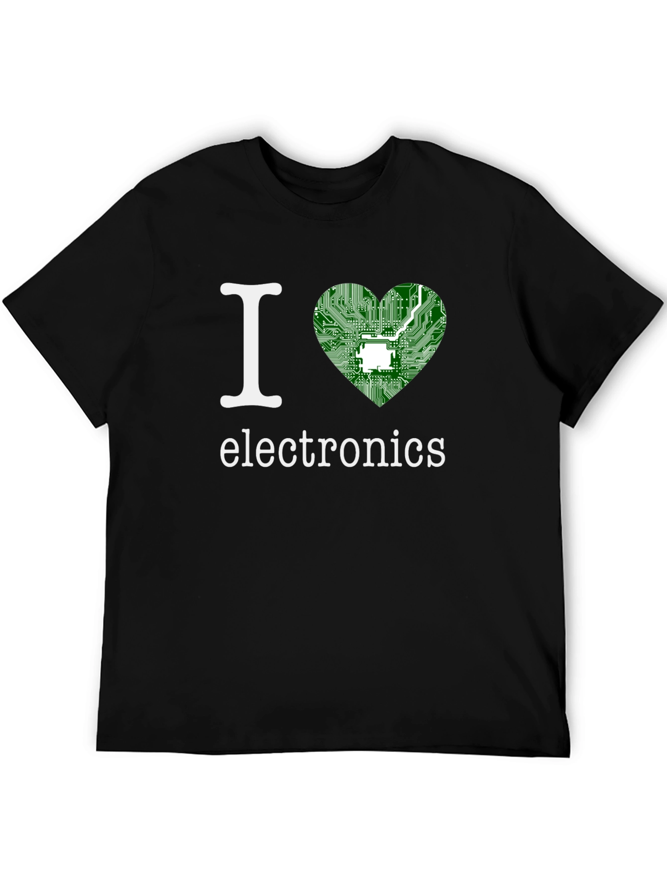 I Heart Electronics T-Shirt - Circuit Board Love