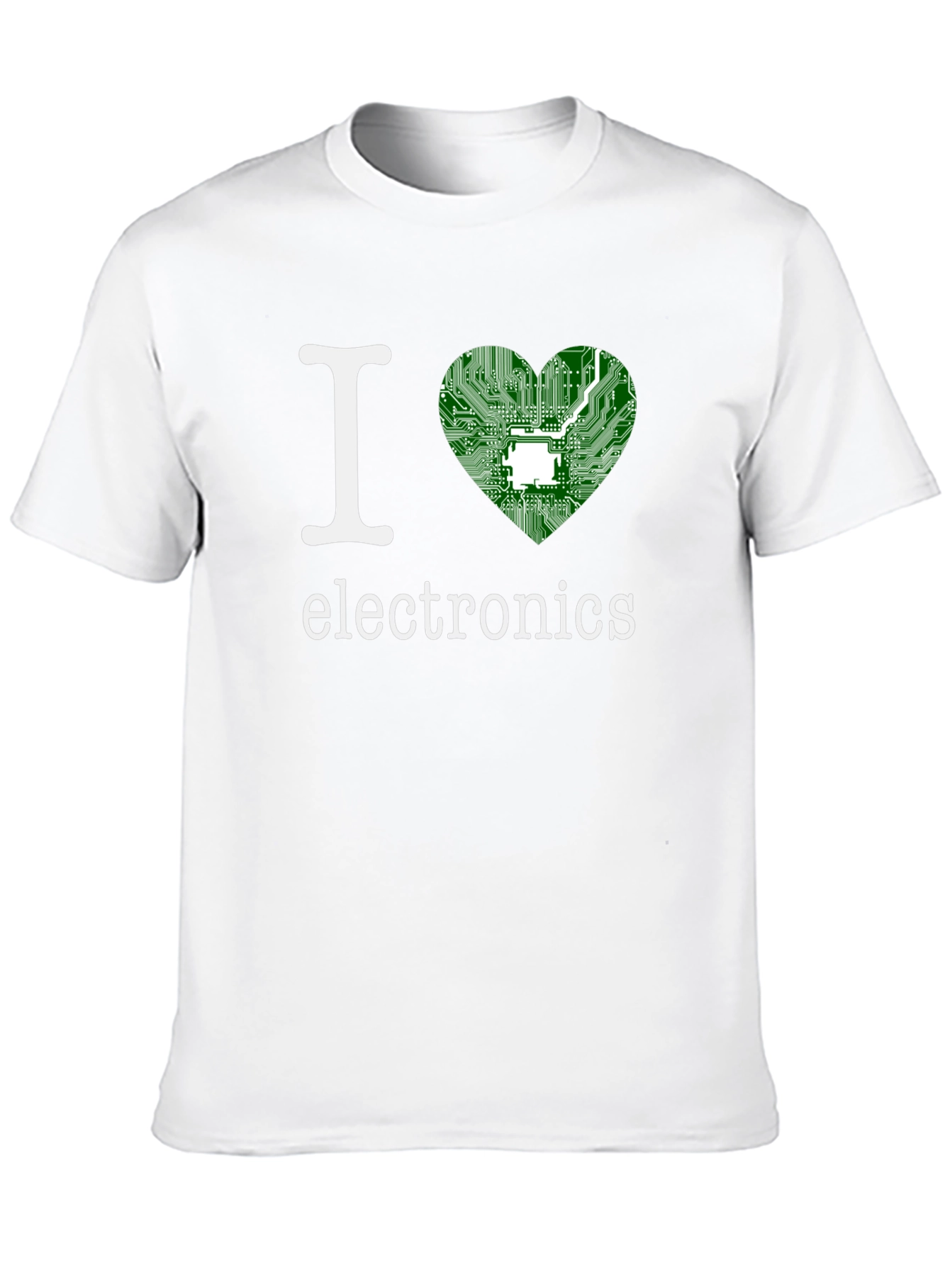 I Heart Electronics T-Shirt - Circuit Board Love