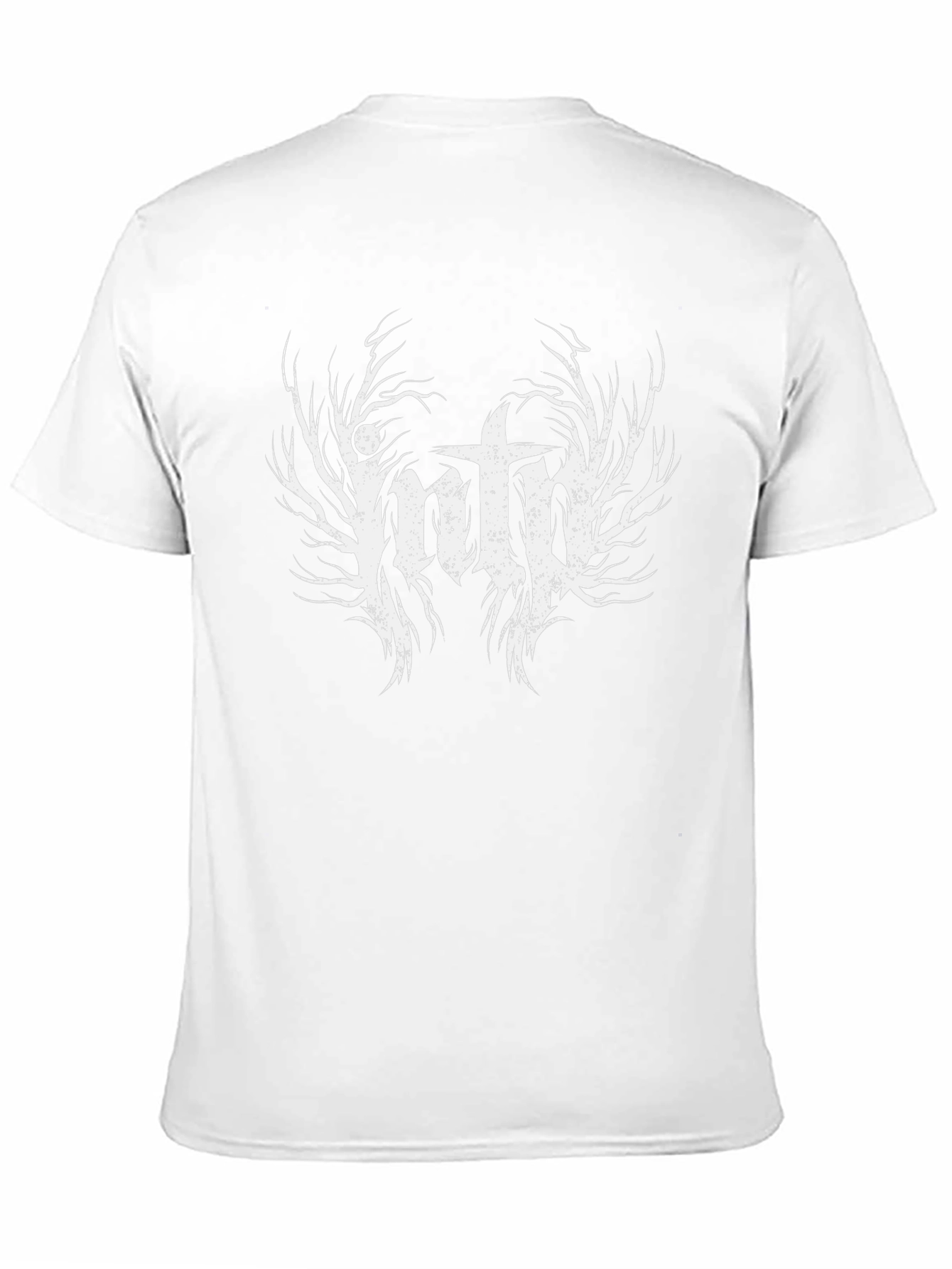 Black Graphic T-Shirt - Dark Metal Inspired Design