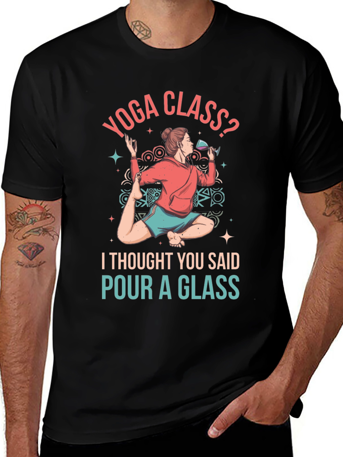 Yoga Class? T-Shirt - Pour a Glass