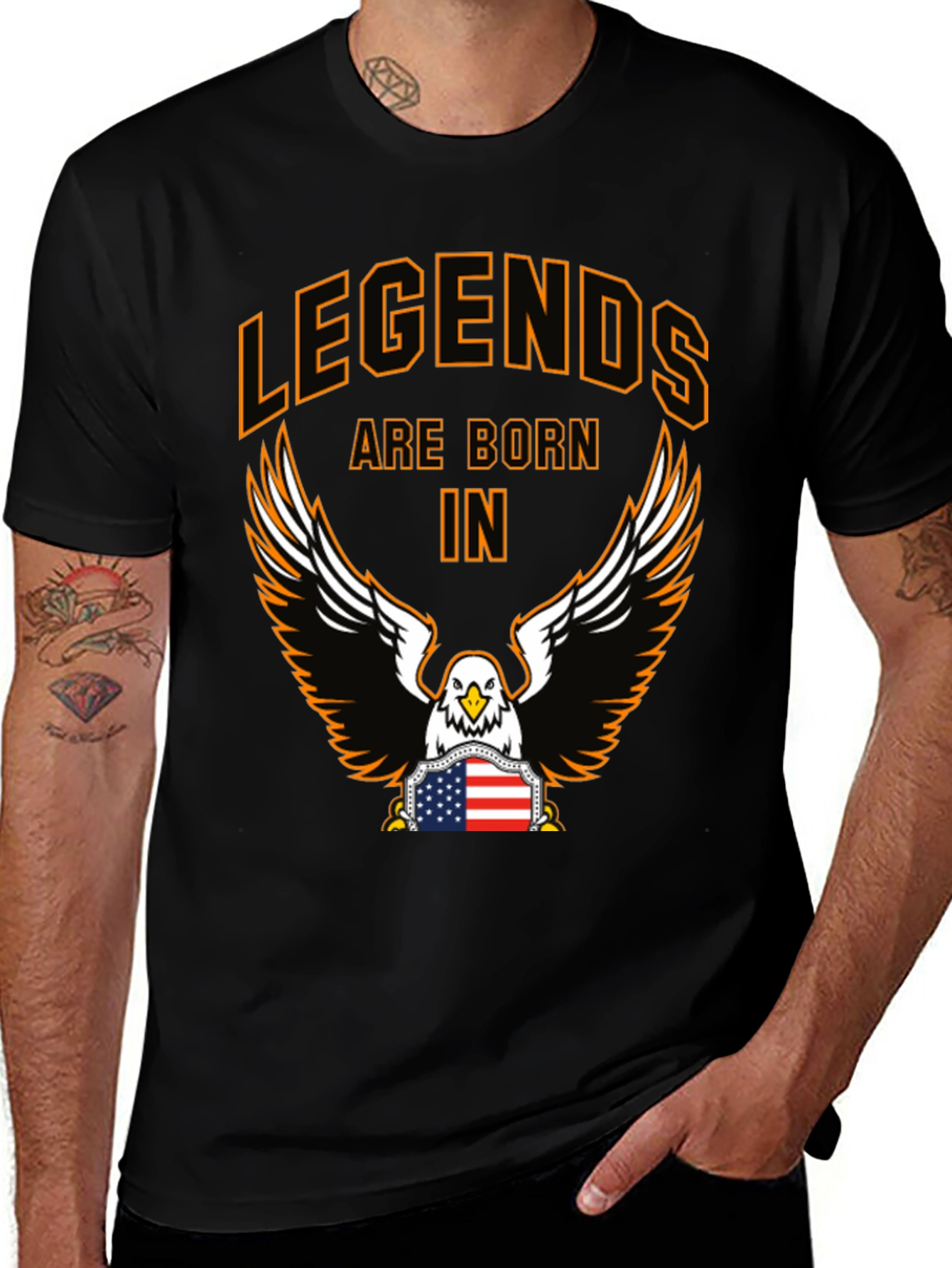 Legends Born In Graphic Tee