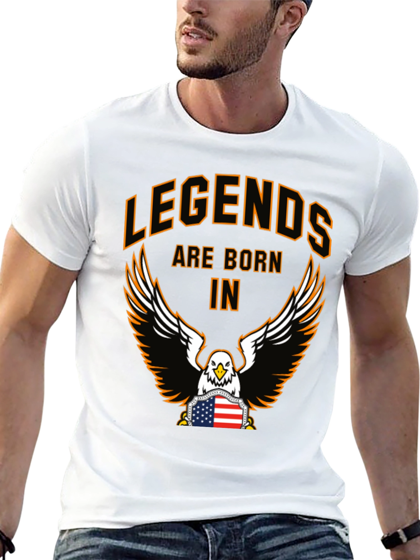 Legends Born In Graphic Tee
