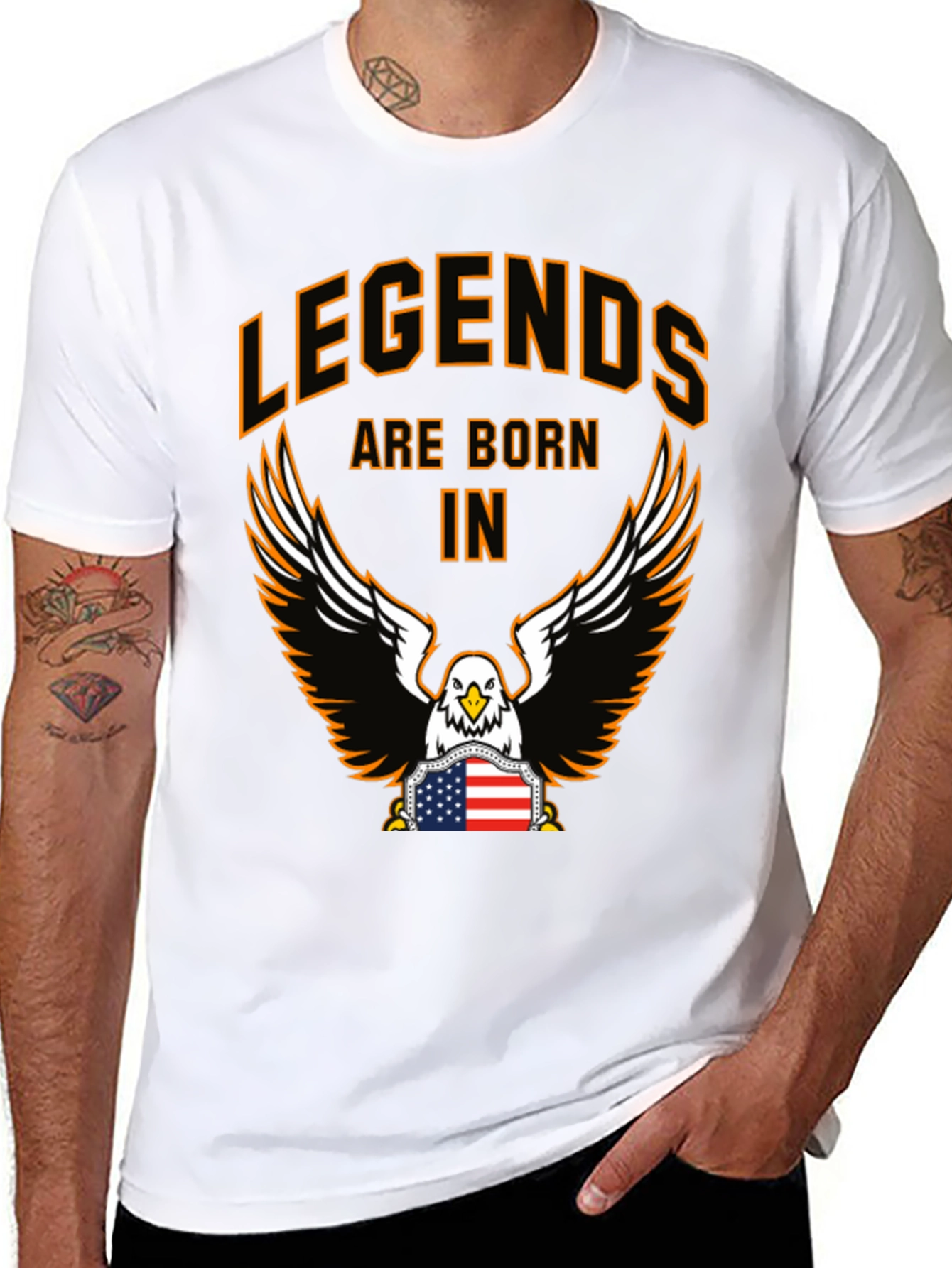 Legends Born In Graphic Tee