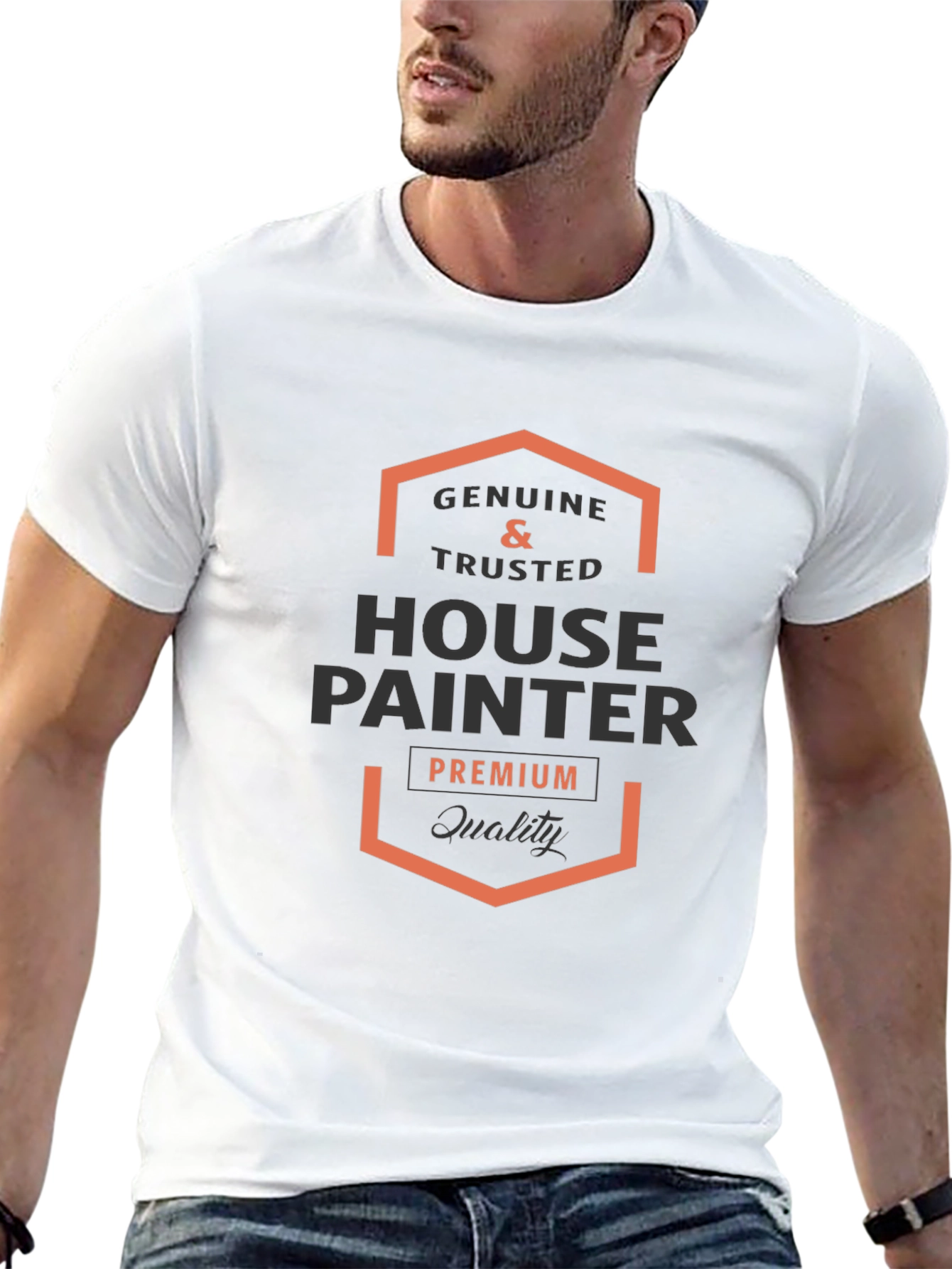 Genuine & Trusted House Painter Black T-Shirt
