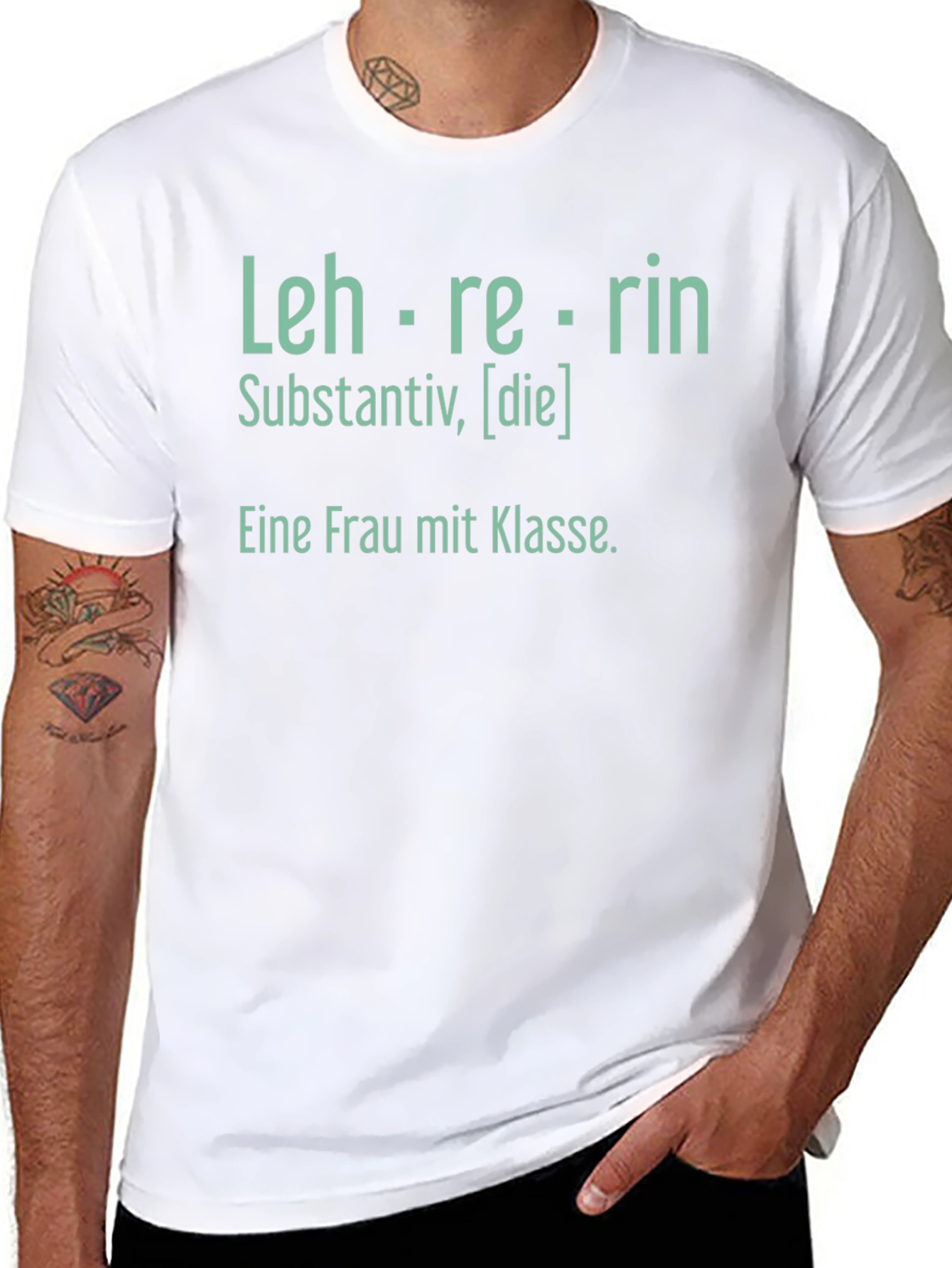 Lehrerin T-Shirt - Woman of Class - German Teacher