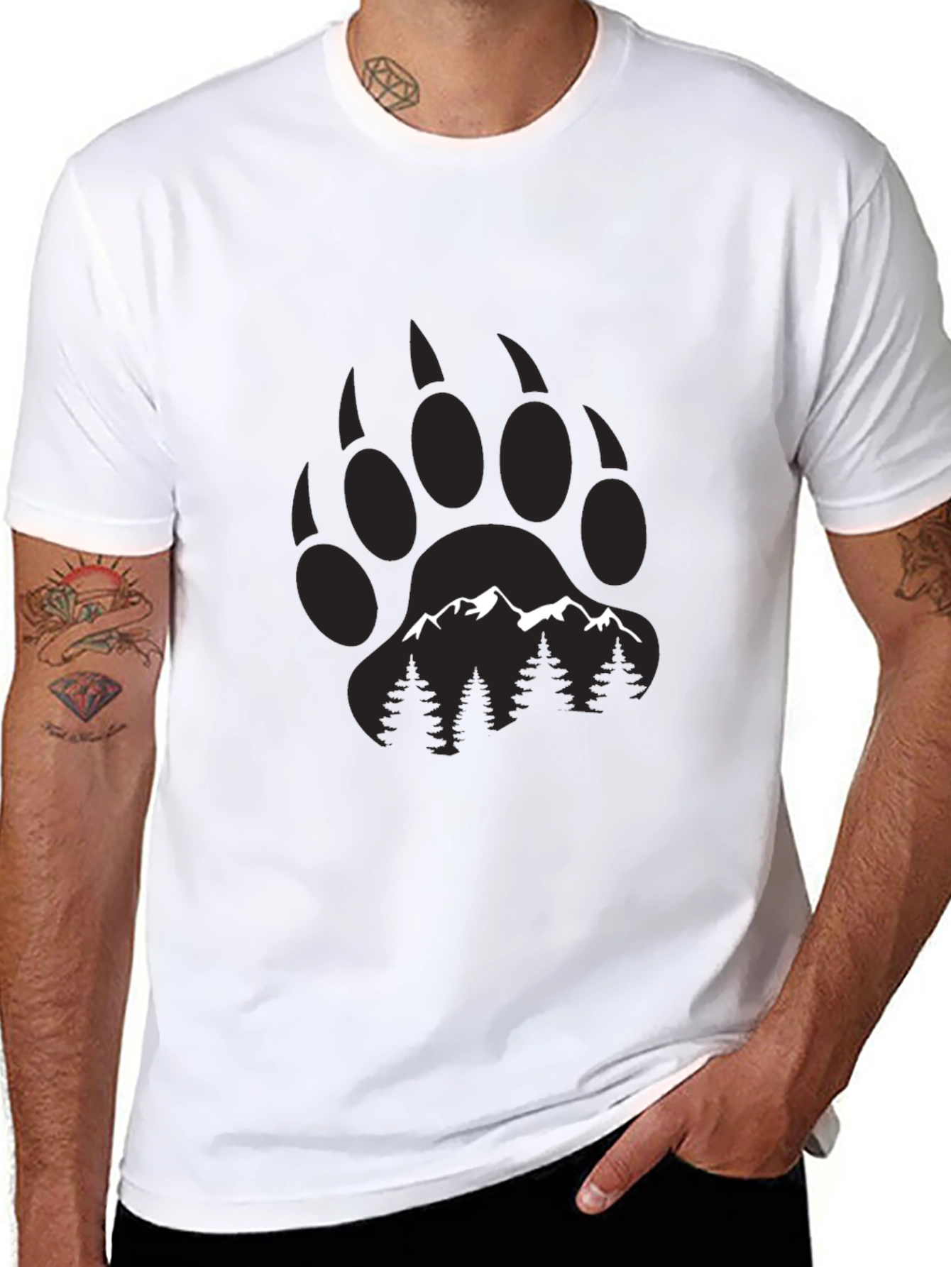 Bear Claw Mountain Graphic T-Shirt