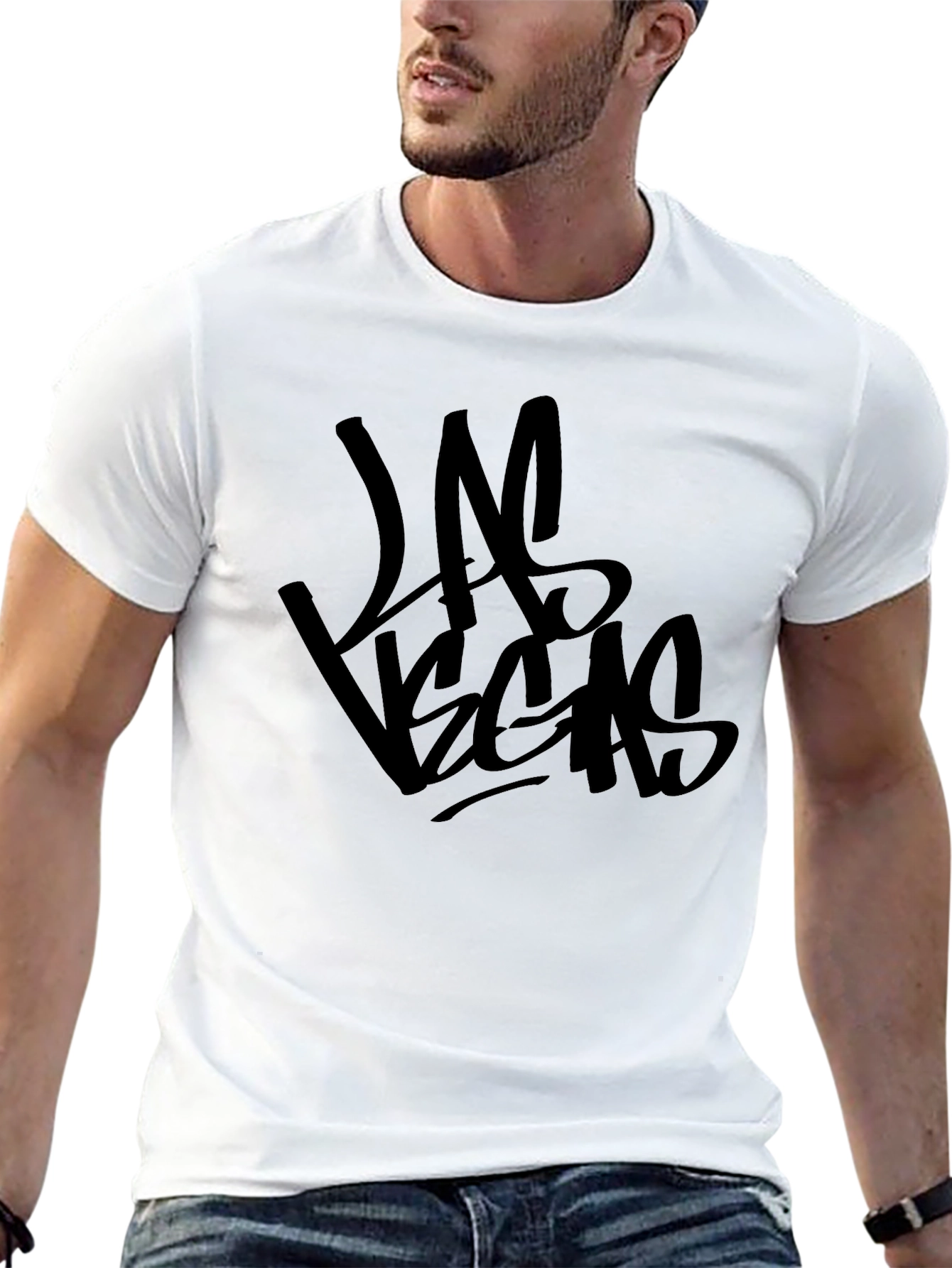 Las Vegas Graphic Tee - Soft Cotton Comfort