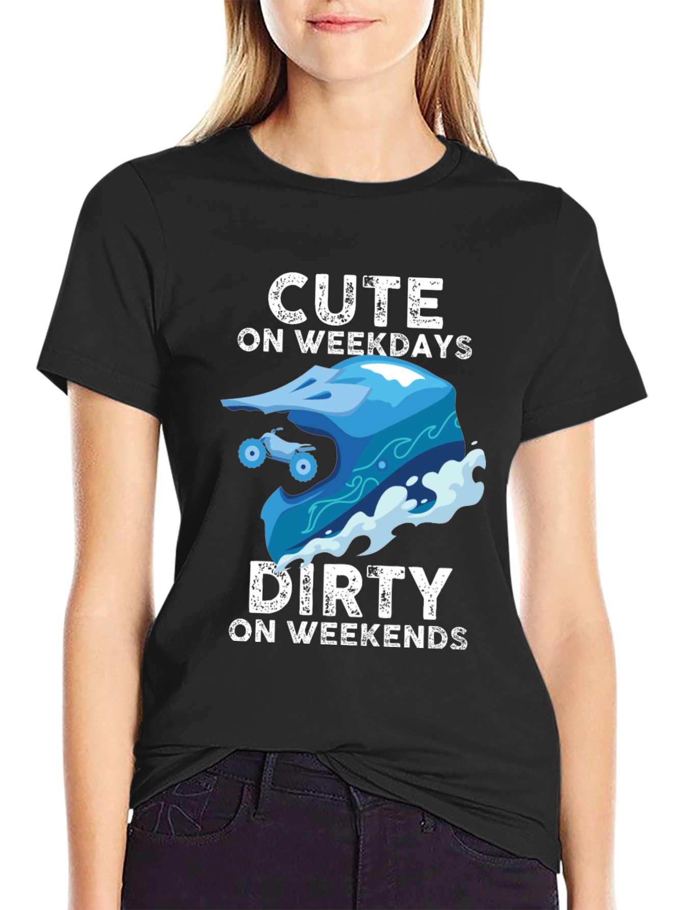 Cute on Weekdays Dirty on Weekends Graphic Tee
