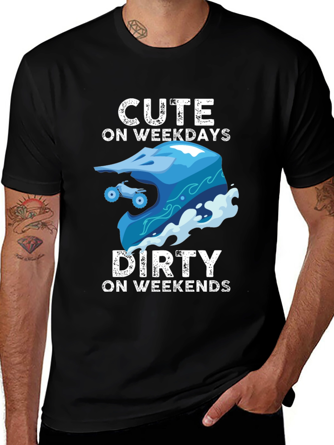 Cute on Weekdays Dirty on Weekends Graphic Tee