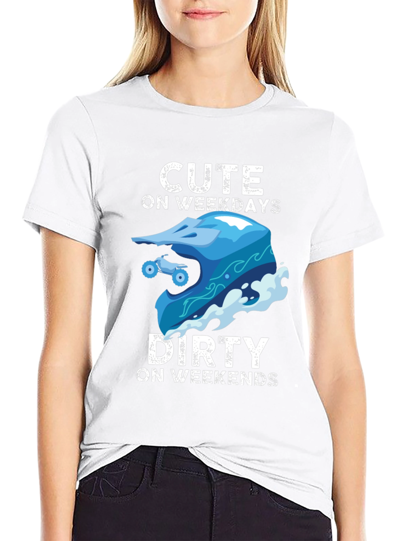 Cute on Weekdays Dirty on Weekends Graphic Tee