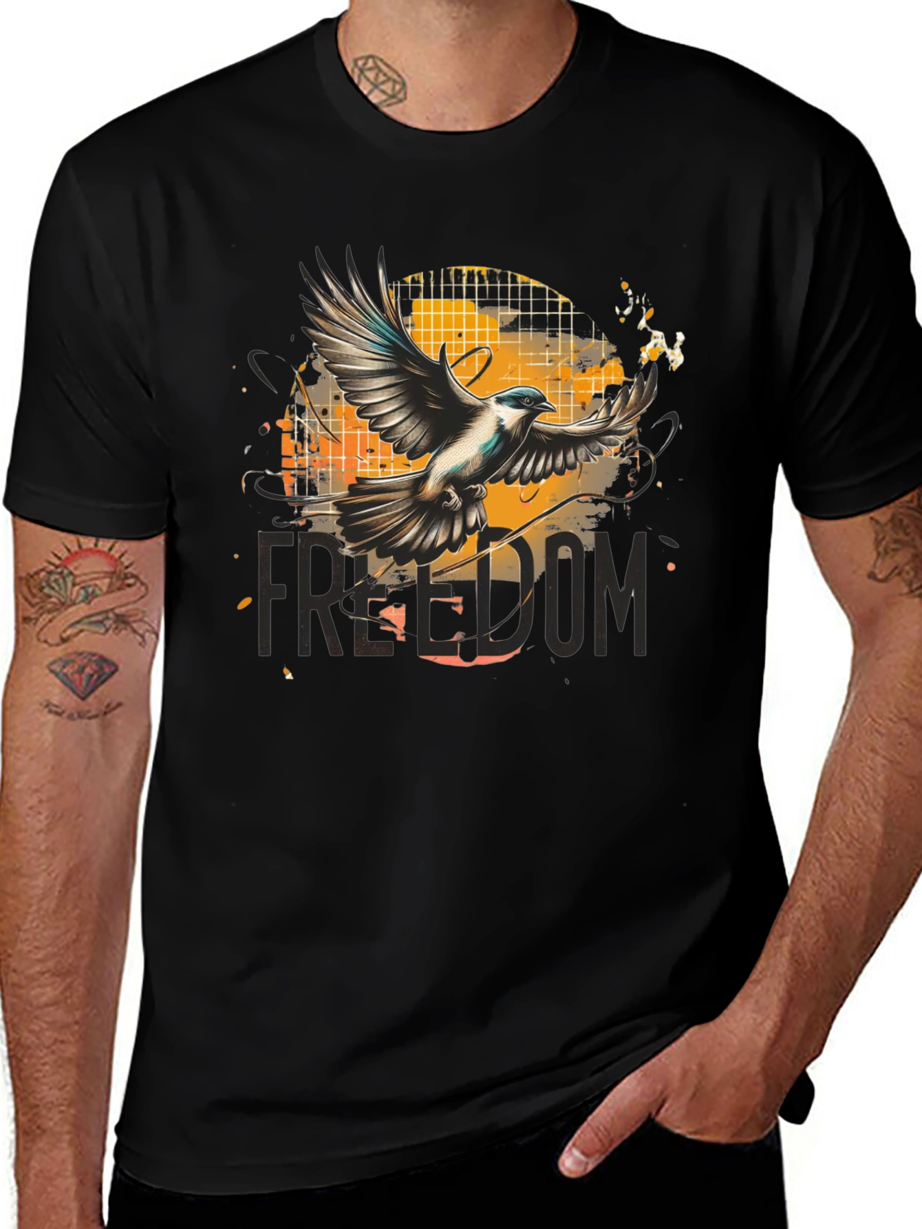 Freedom Bird Graphic T-Shirt