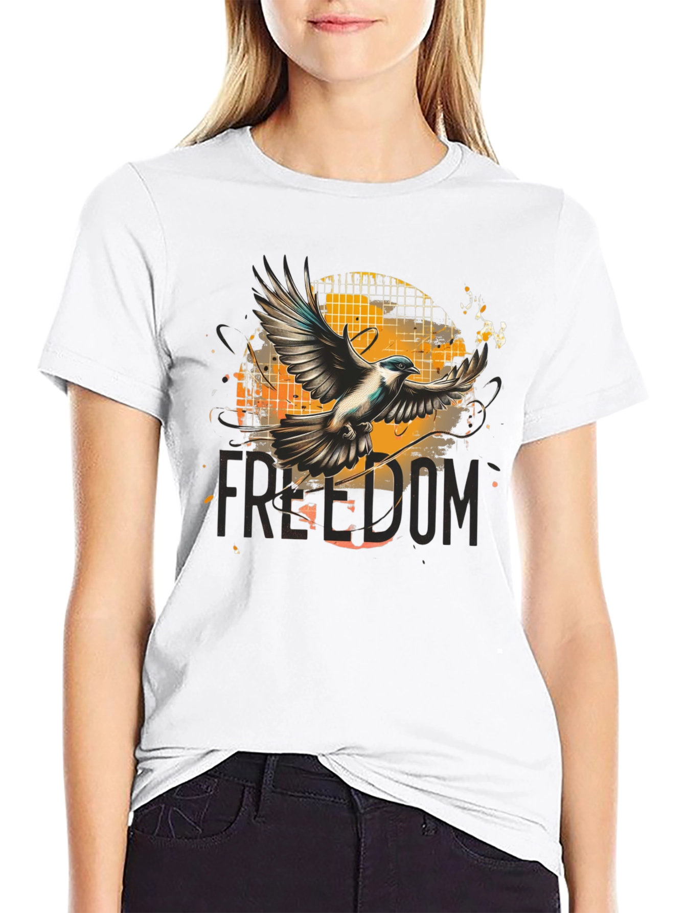 Freedom Bird Graphic T-Shirt