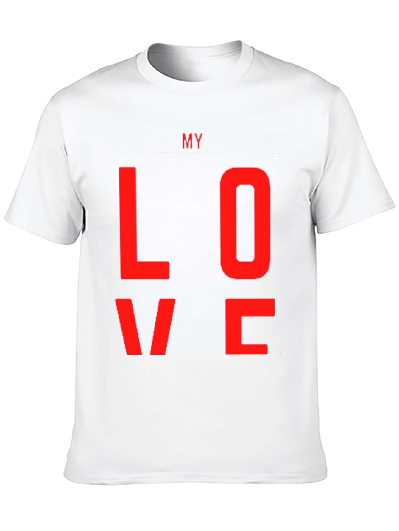 My Love Black Graphic Tee