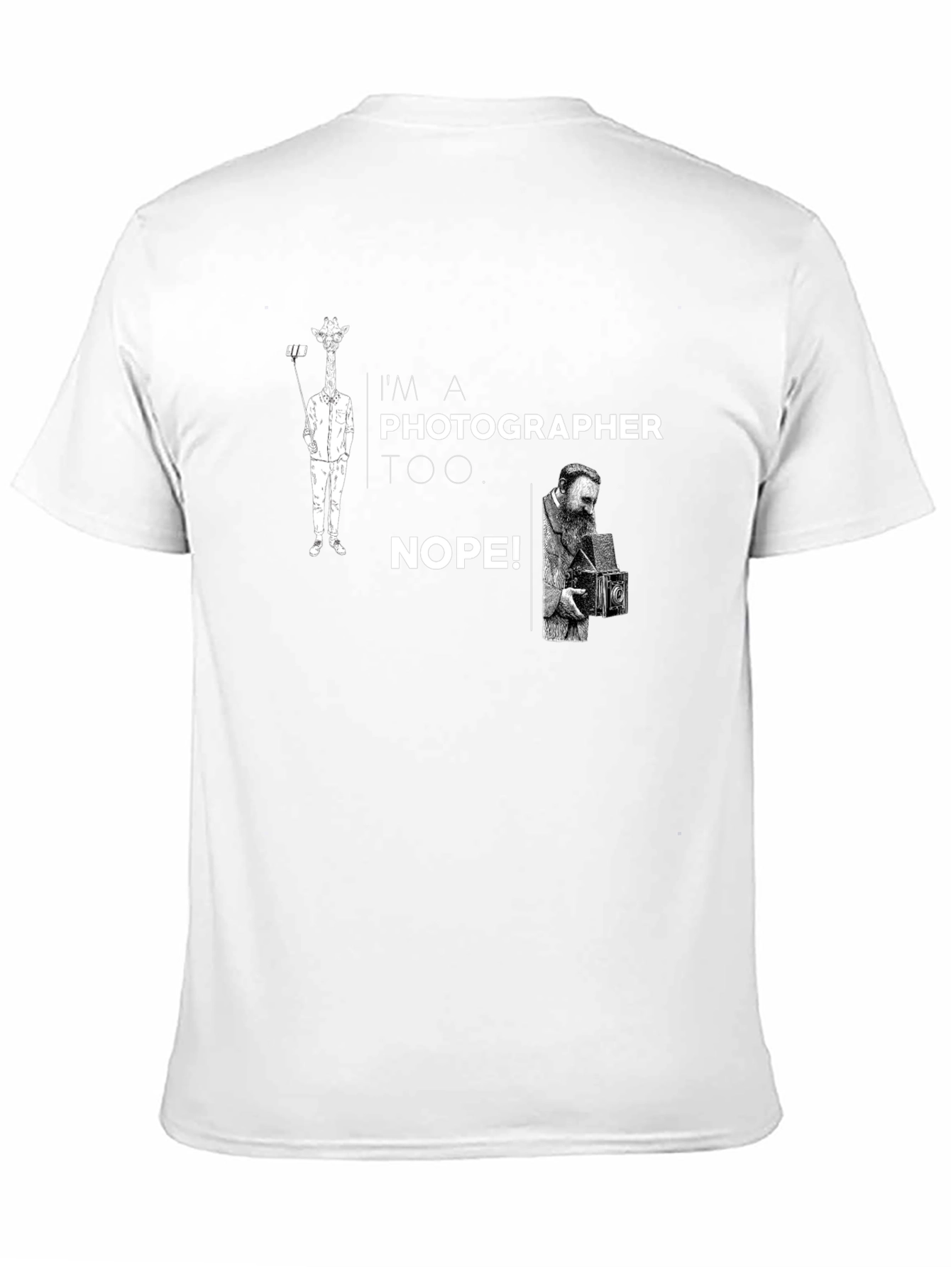 Photographer Humor Black Graphic T-Shirt