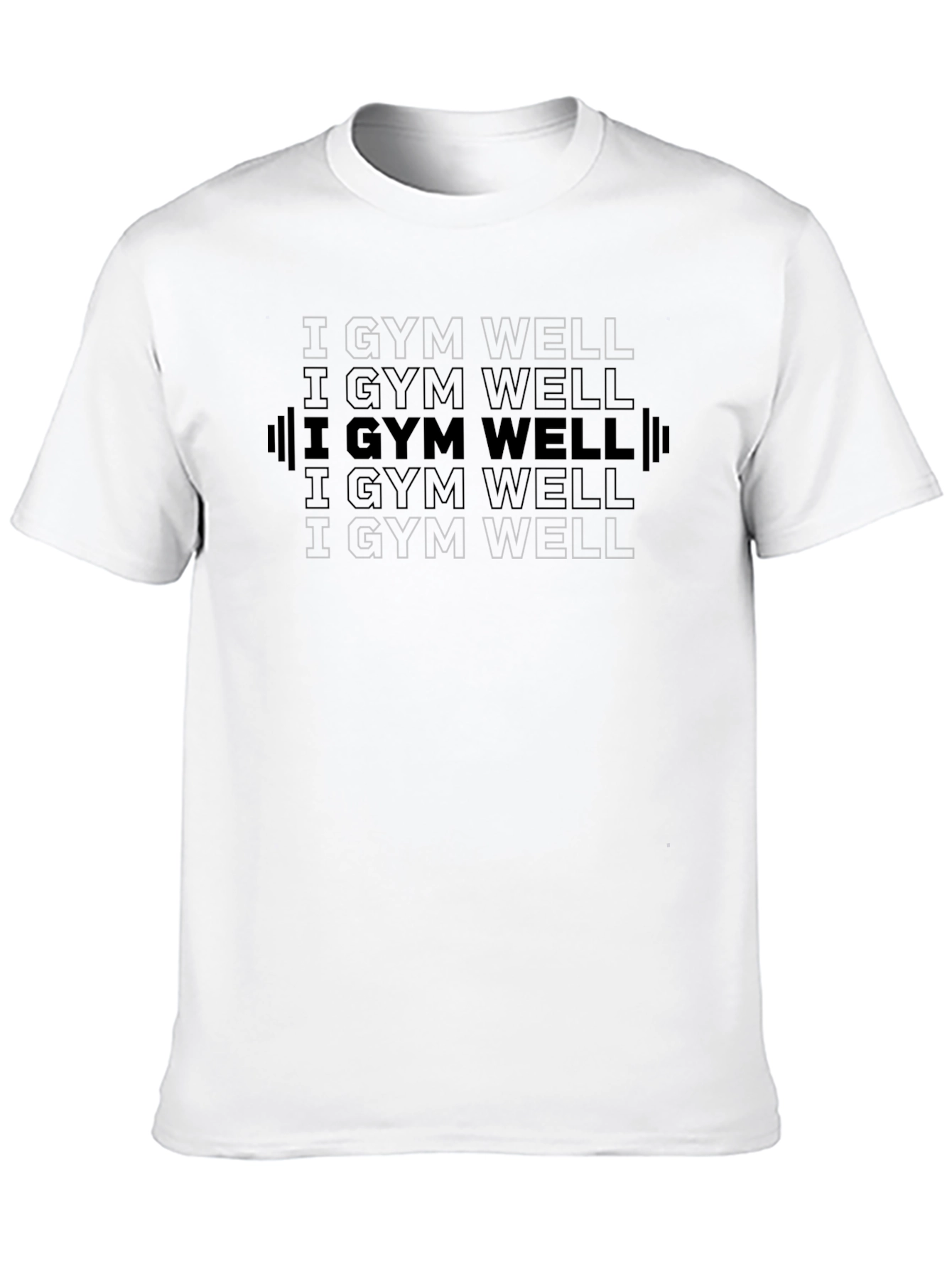 I Gym Well T-Shirt - Workout Apparel