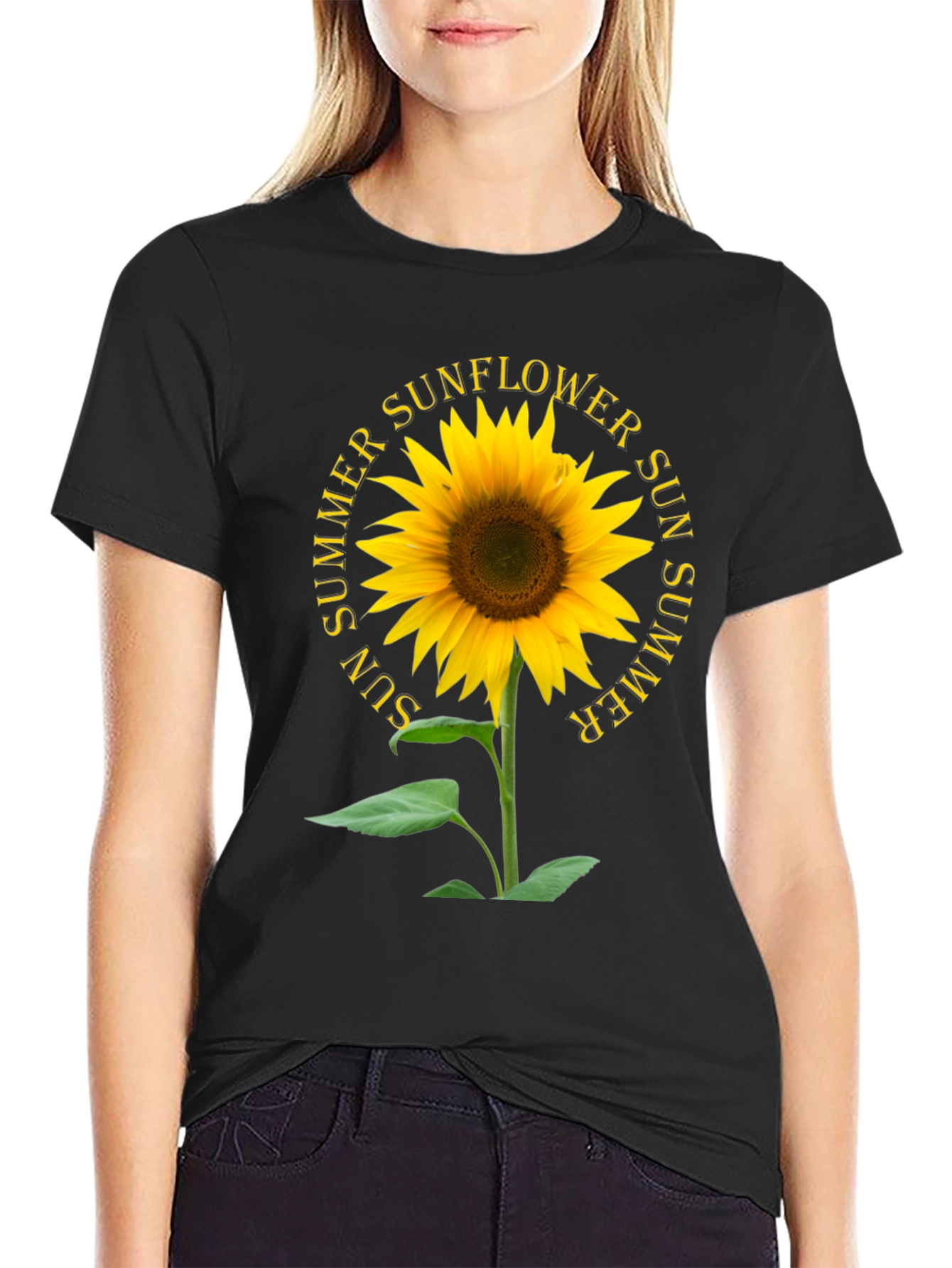 Sunflower Summer Sun Graphic Tee