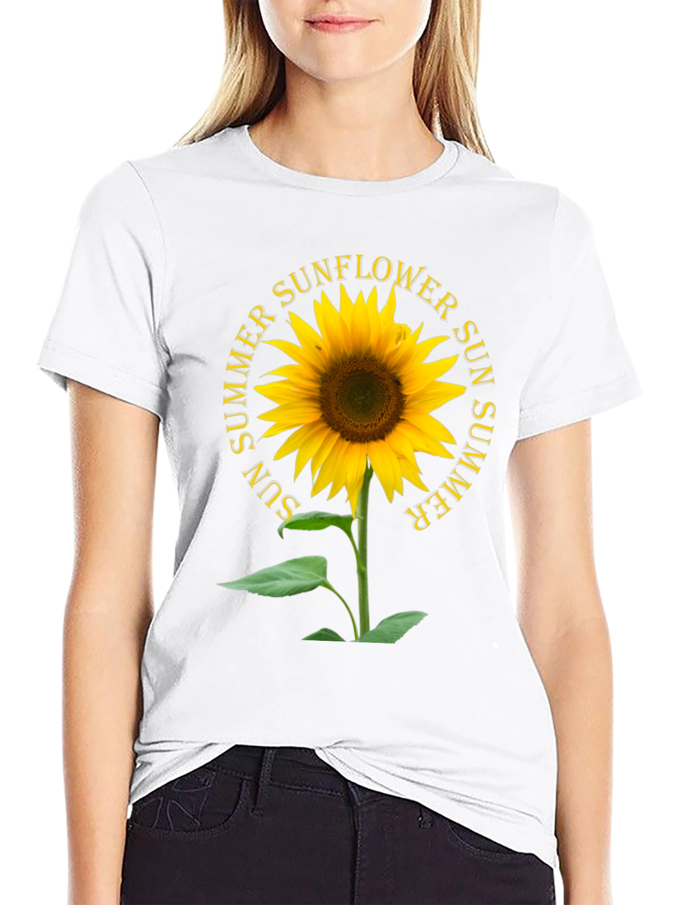 Sunflower Summer Sun Graphic Tee