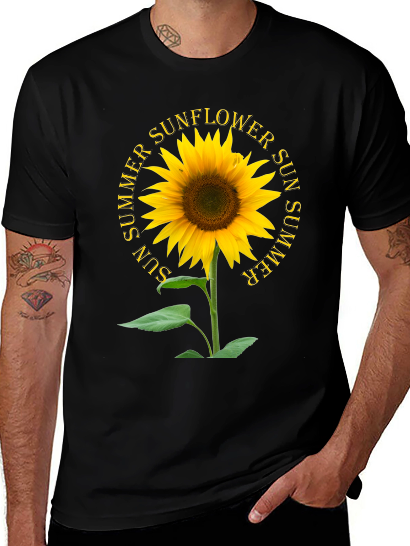 Sunflower Summer Sun Graphic Tee