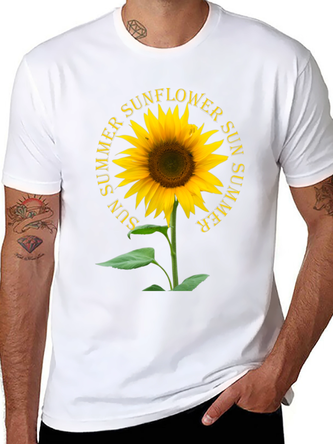 Sunflower Summer Sun Graphic Tee