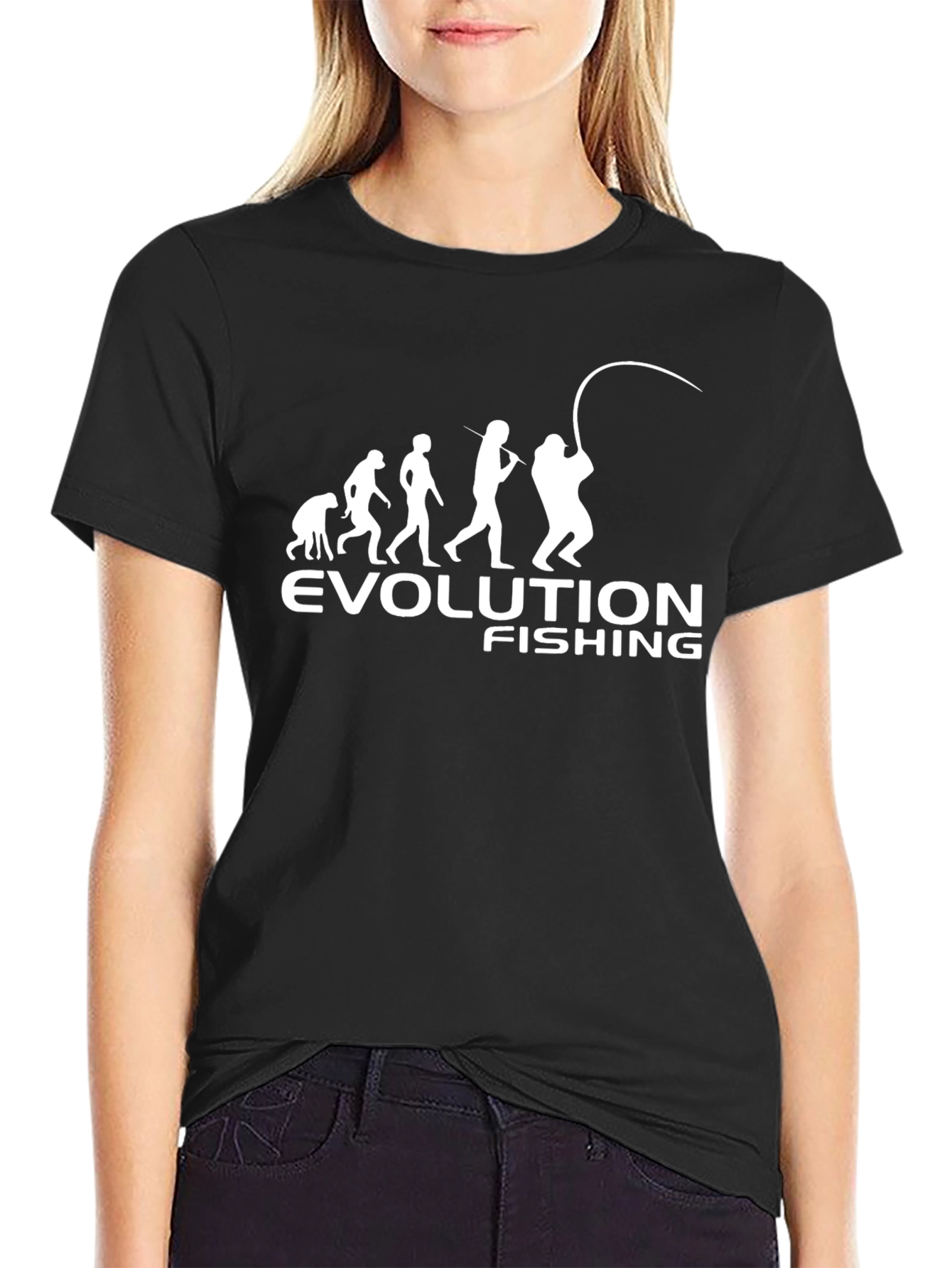 Evolution of Fishing Graphic Tee