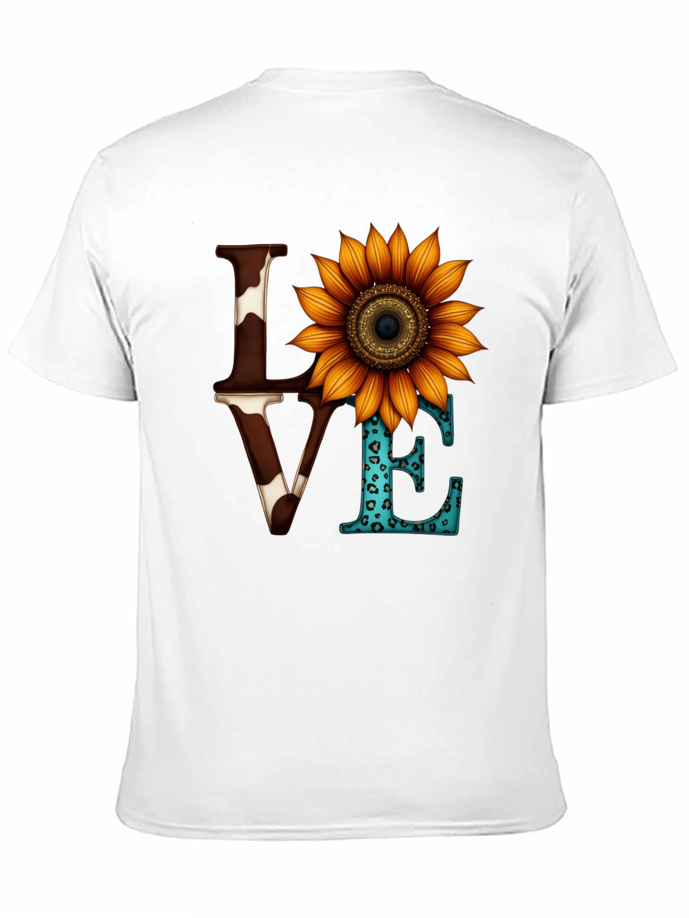 Love Sunflower Graphic Tee - Western Style
