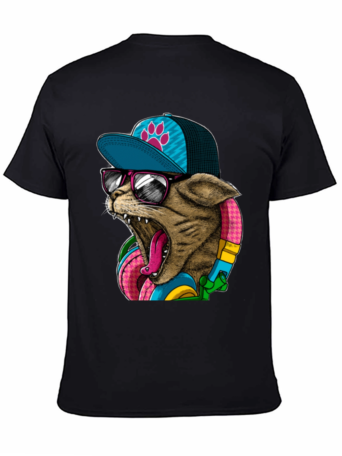 Cool Cat Graphic Tee - Stylish & Unique