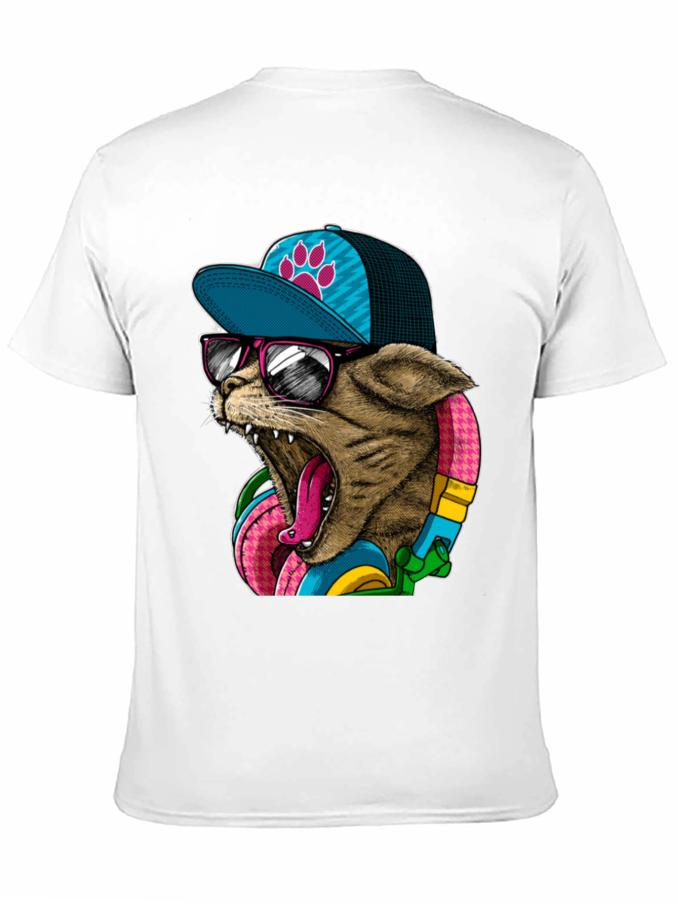 Cool Cat Graphic Tee - Stylish & Unique