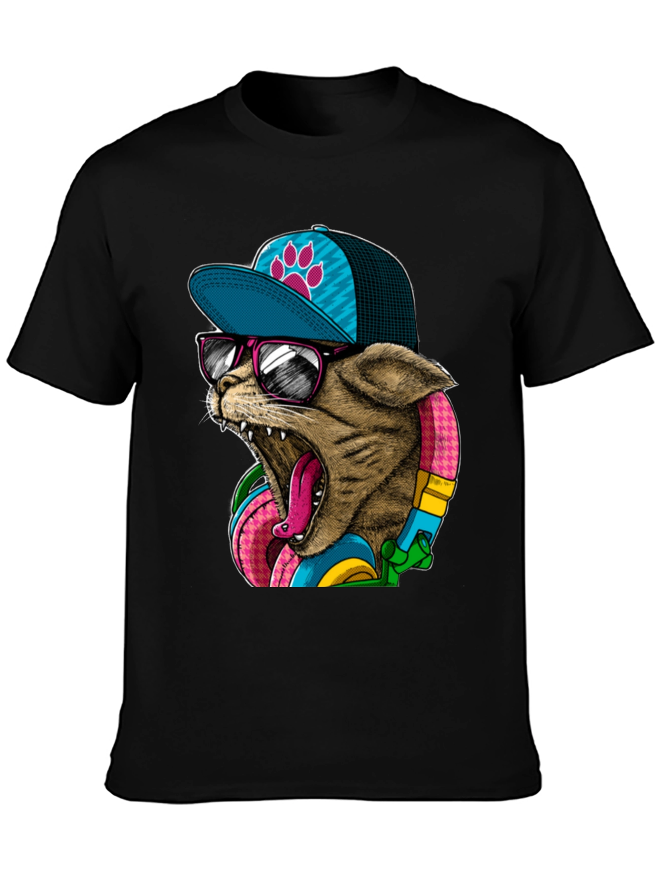 Cool Cat Graphic Tee - Stylish & Unique