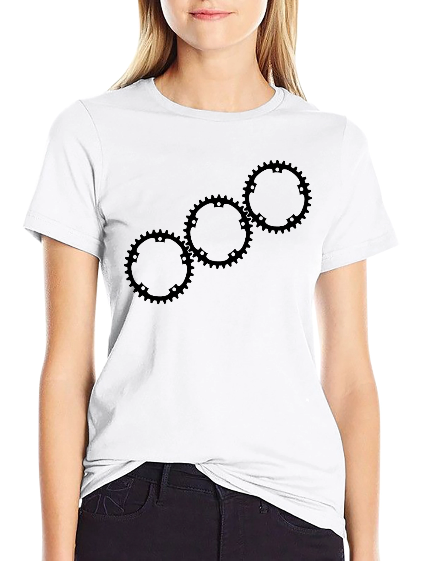 Geometric Sprocket Graphic Tee