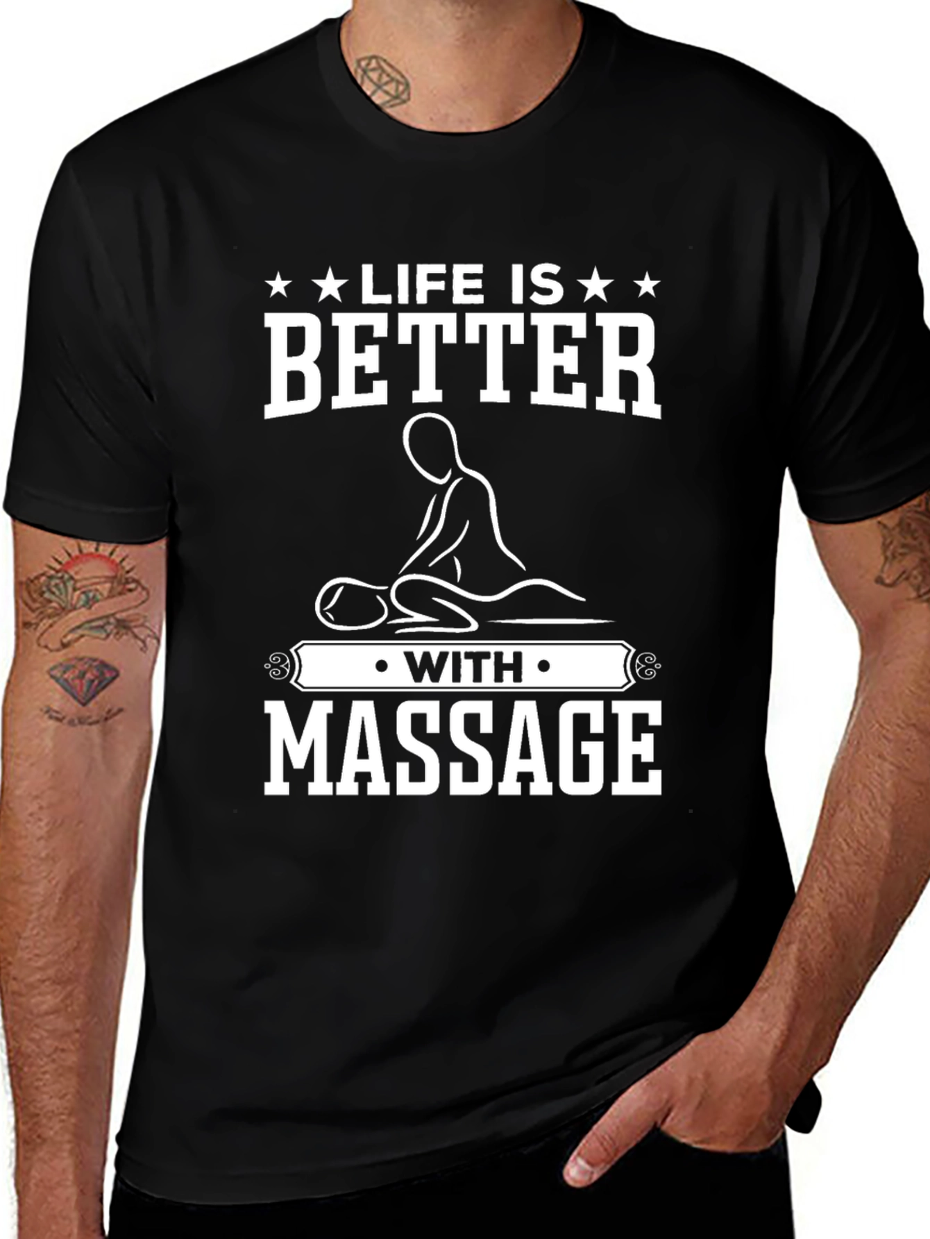 Life is Better with Massage T-Shirt