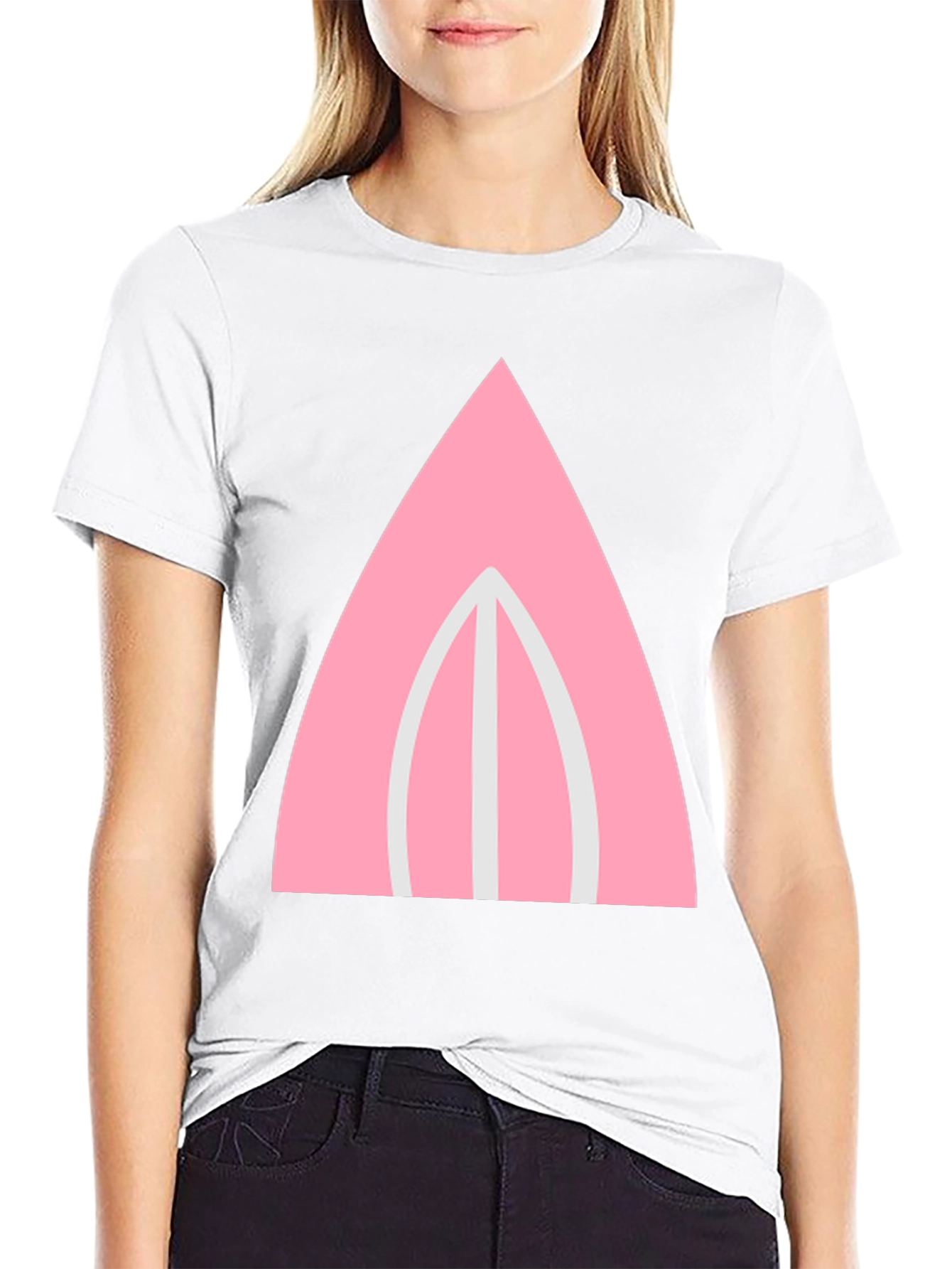 Pink Bunny Ear Graphic Tee
