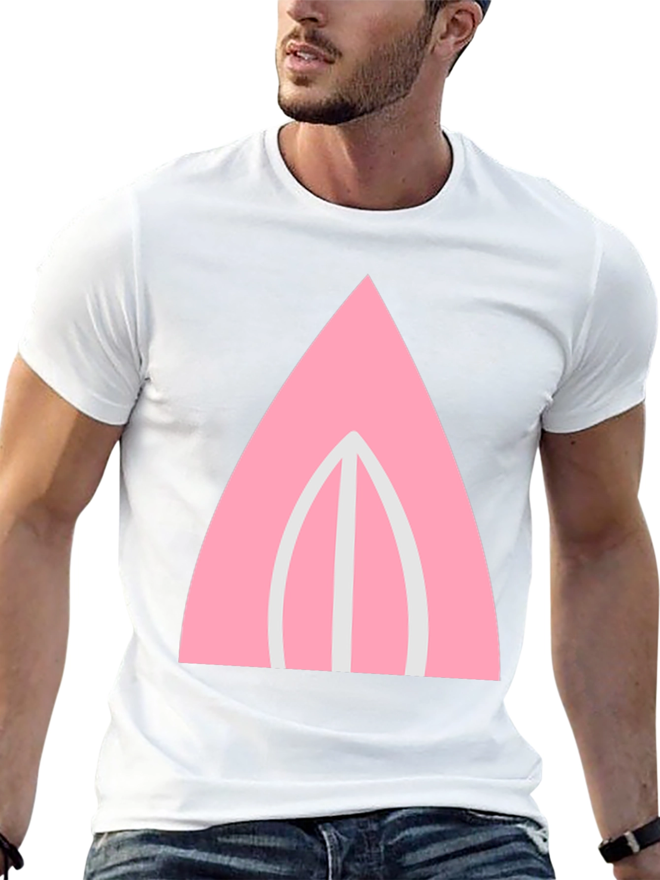 Pink Bunny Ear Graphic Tee