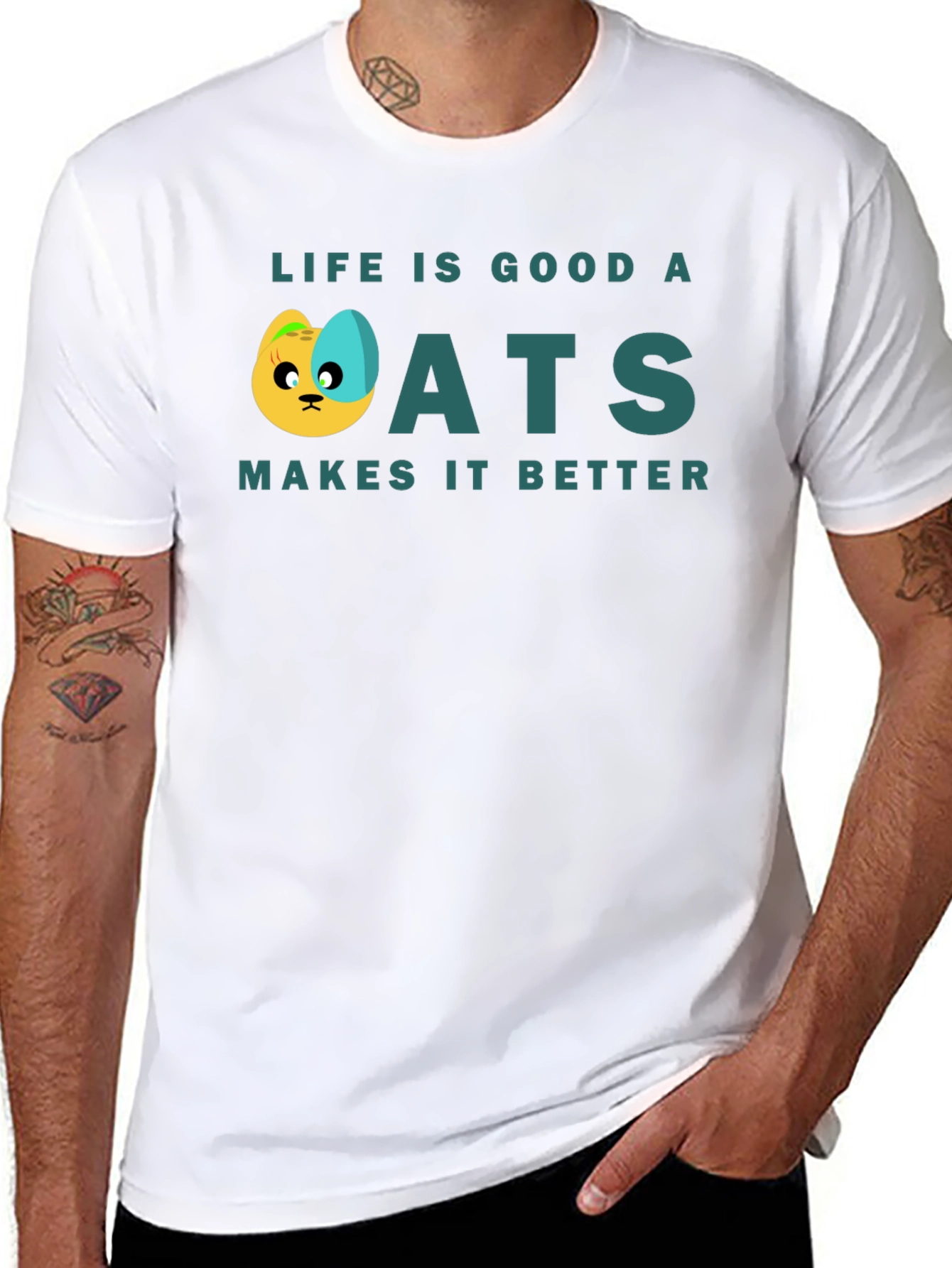 Life is Good with Cats T-Shirt