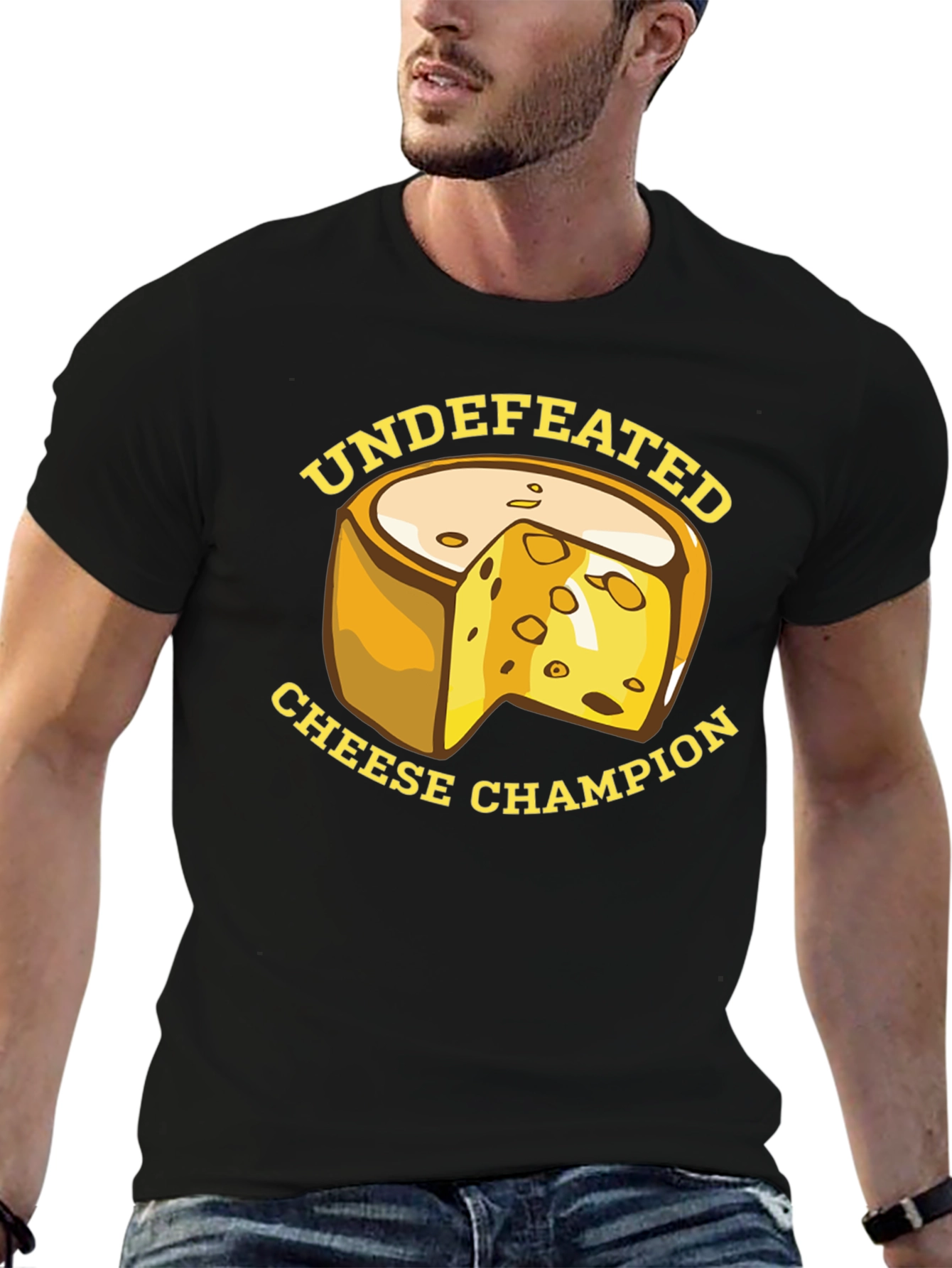 Undefeated Cheese Champion Graphic T-Shirt